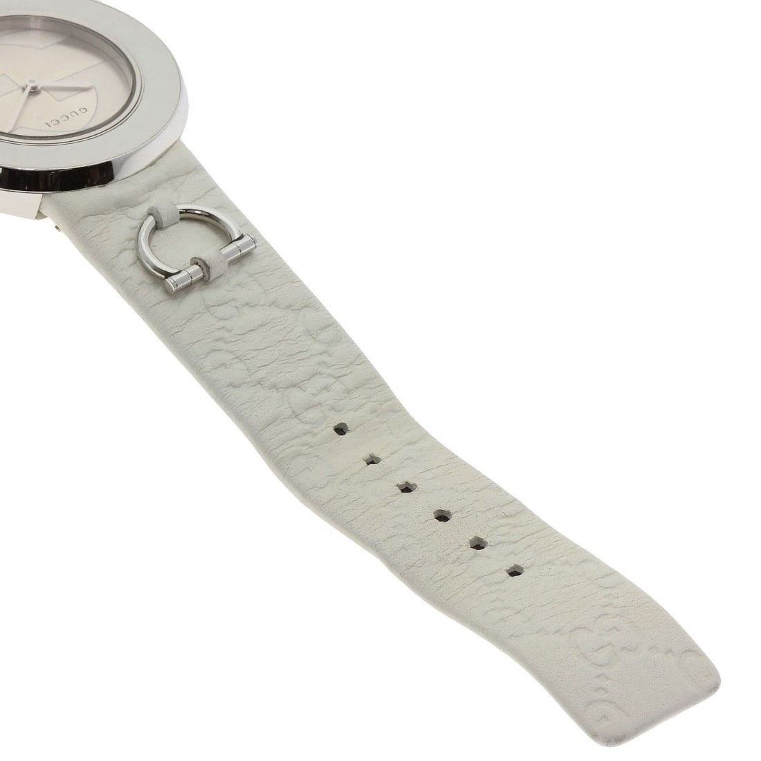 Leather GUCCI You play Watches 129.4 Stainless Steel/ - 9