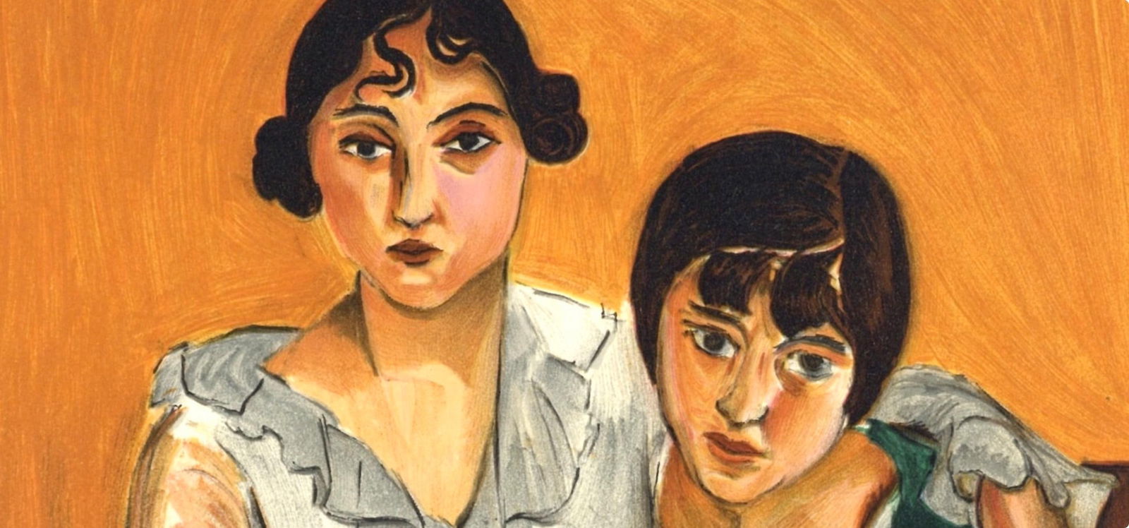 Lithograph - Henri Matisse - Les deux Soeurs - Portraits par Henri Matisse - 2