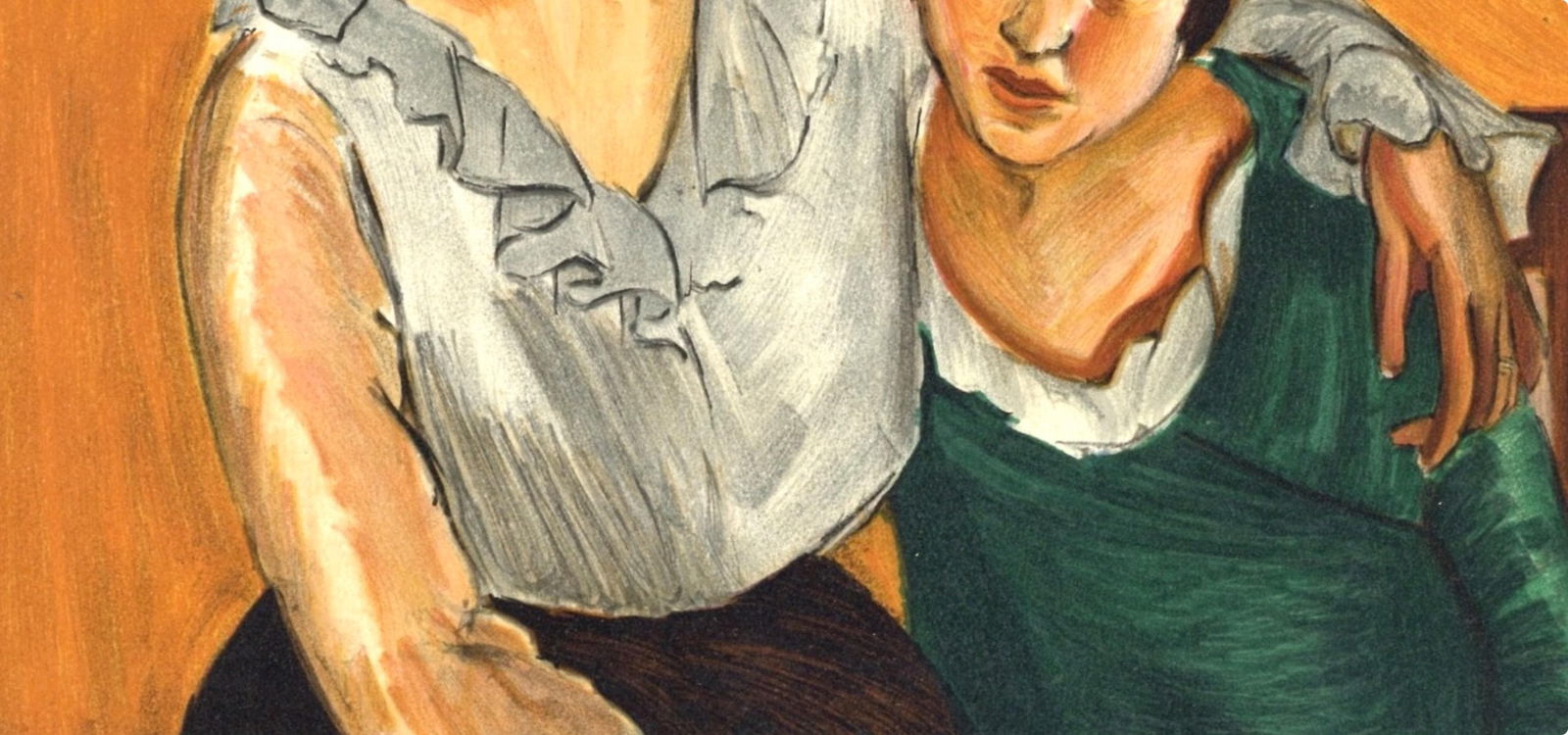 Lithograph - Henri Matisse - Les deux Soeurs - Portraits par Henri Matisse - 4