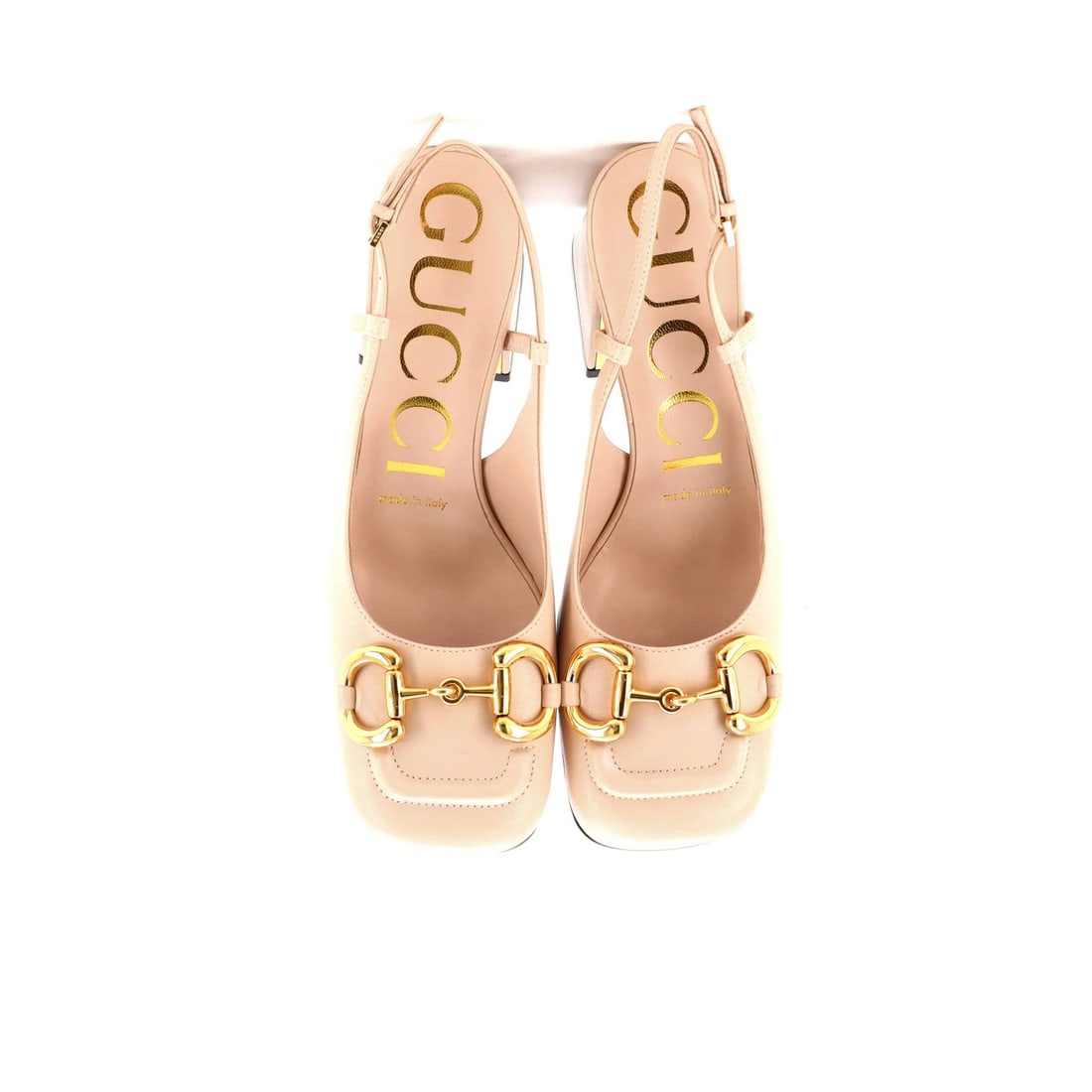 Leather Gucci Women's Horsebit Slingback Pumps - 2