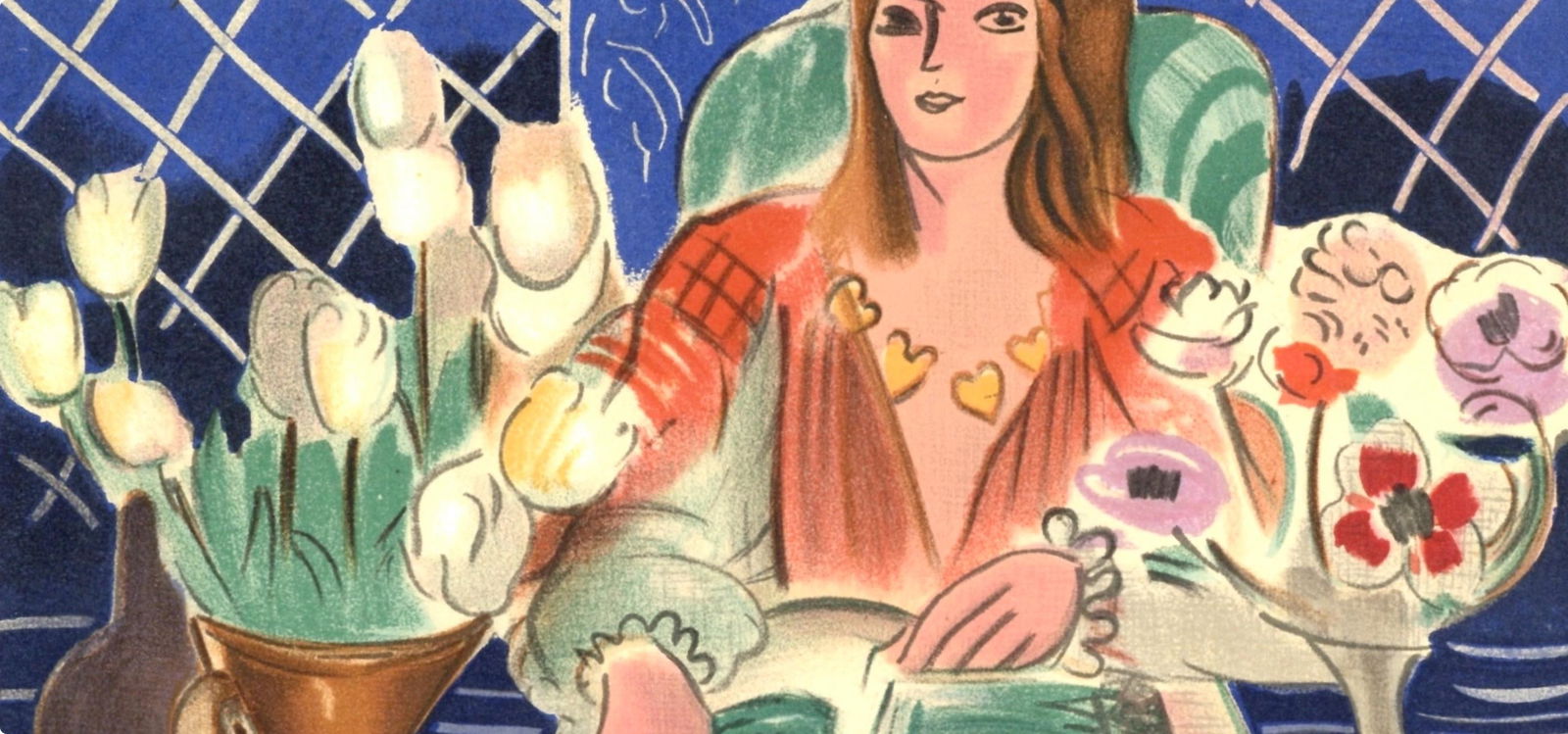 Lithograph - Henri Matisse - Mademoiselle A.N. - Portraits par Henri Matisse - 3