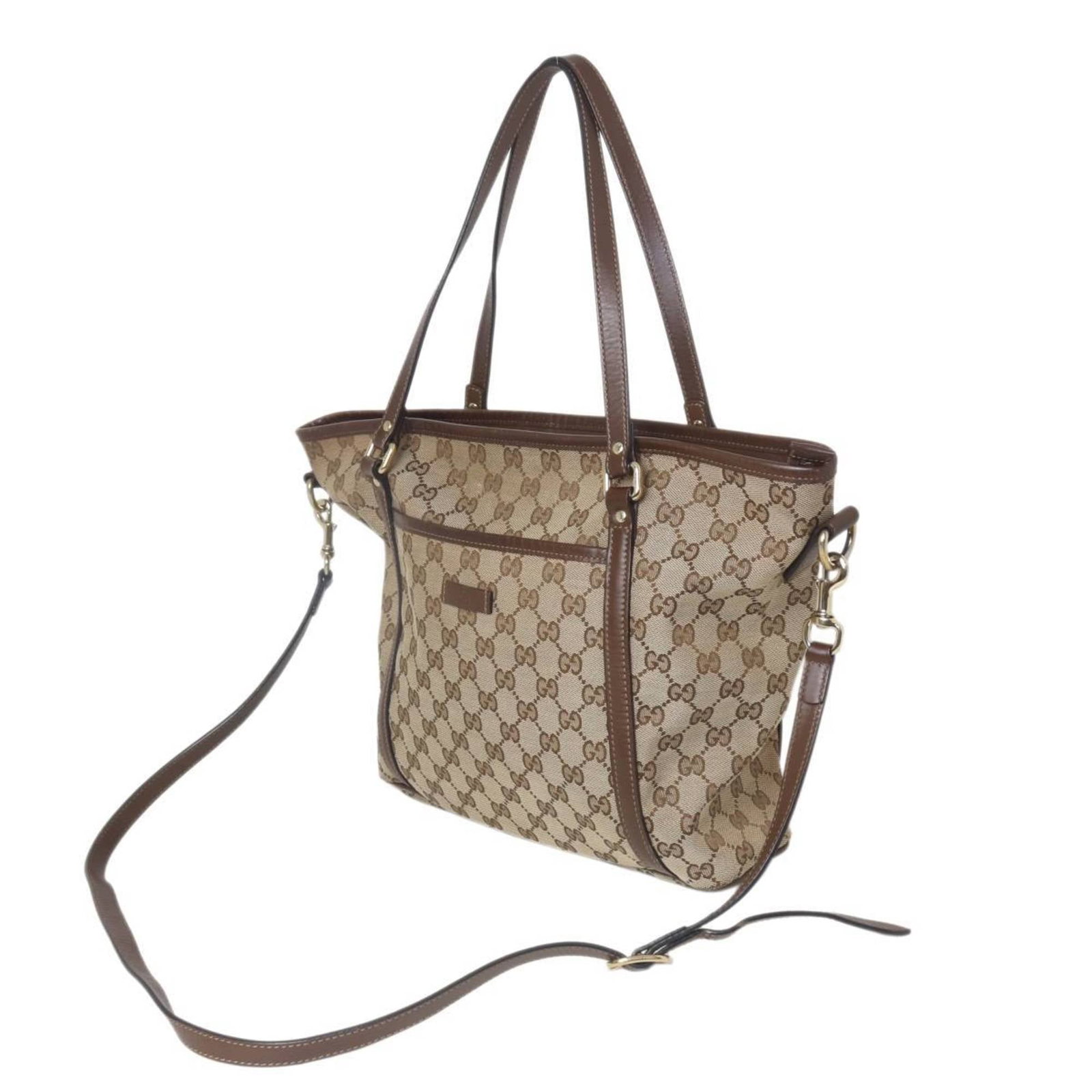 Leather Gucci Tote Bag (1 of 10)