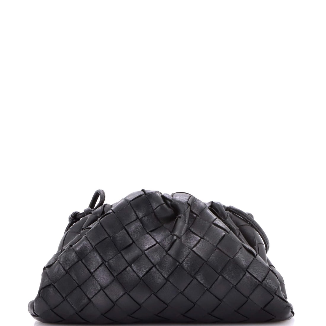 Mini Bottega Veneta The Pouch Intrecciato Nappa (1 of 7)
