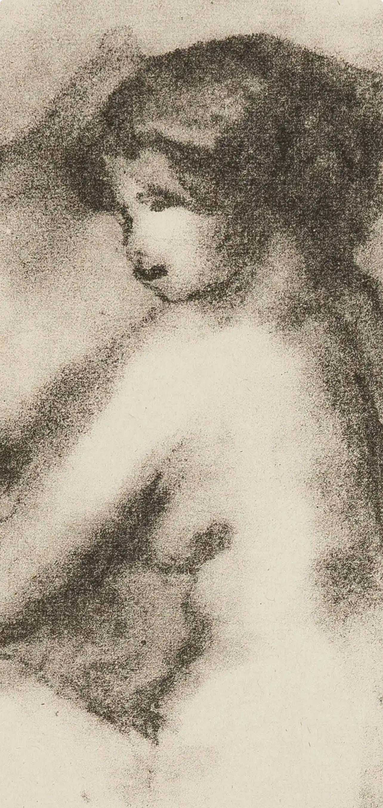 Lithograph - Pierre-Auguste Renoir - Femme nue assisse - 4