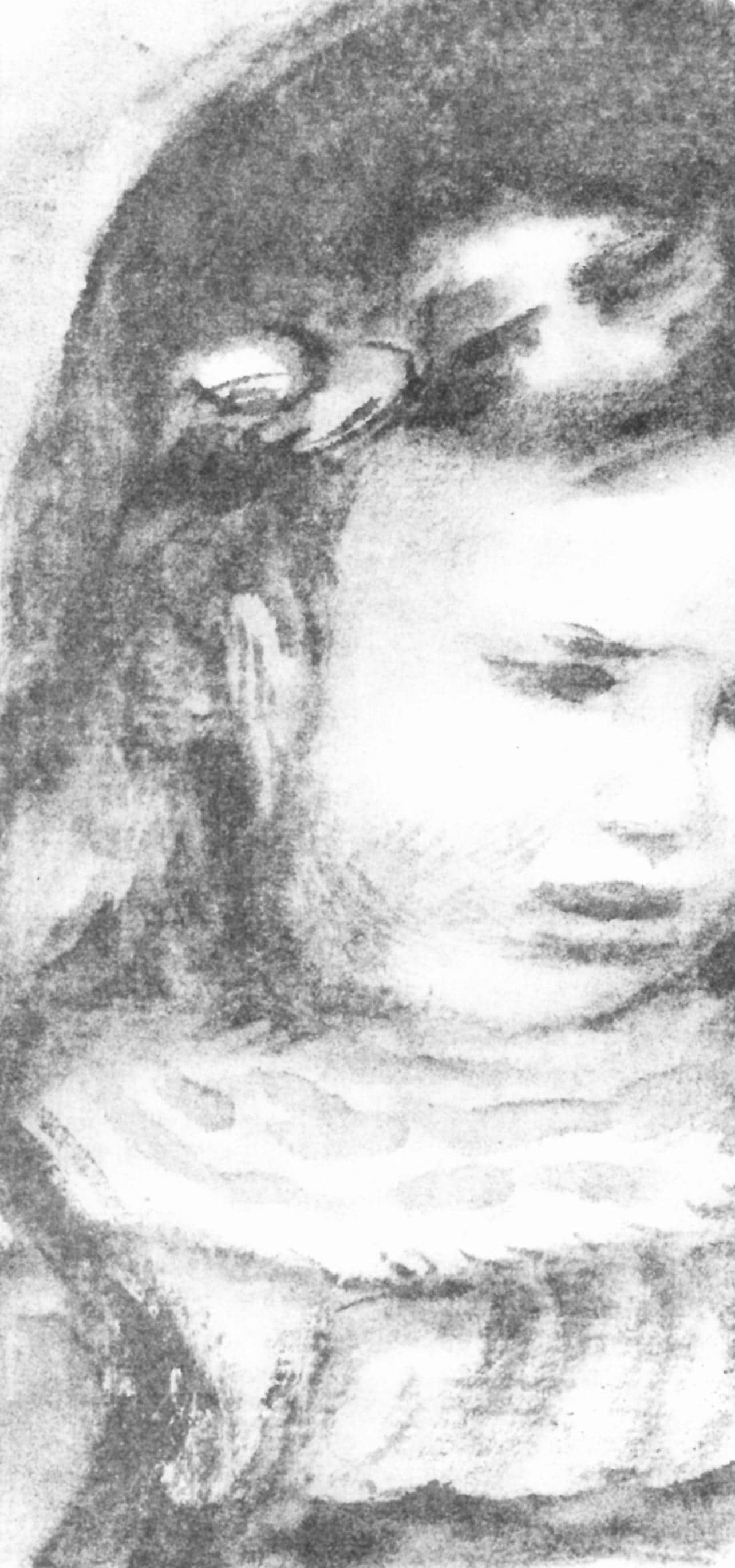 Lithograph - Pierre-Auguste Renoir - Claude Renoir la tte baisse - Les Lithographies de Renoir - 4
