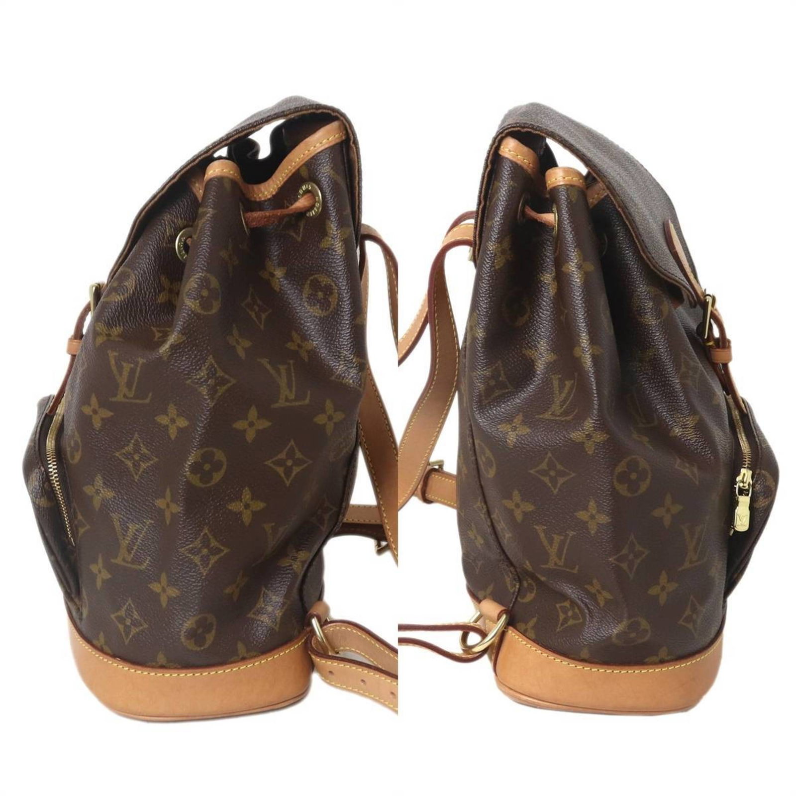 Leather Louis Vuitton Backpack - 4