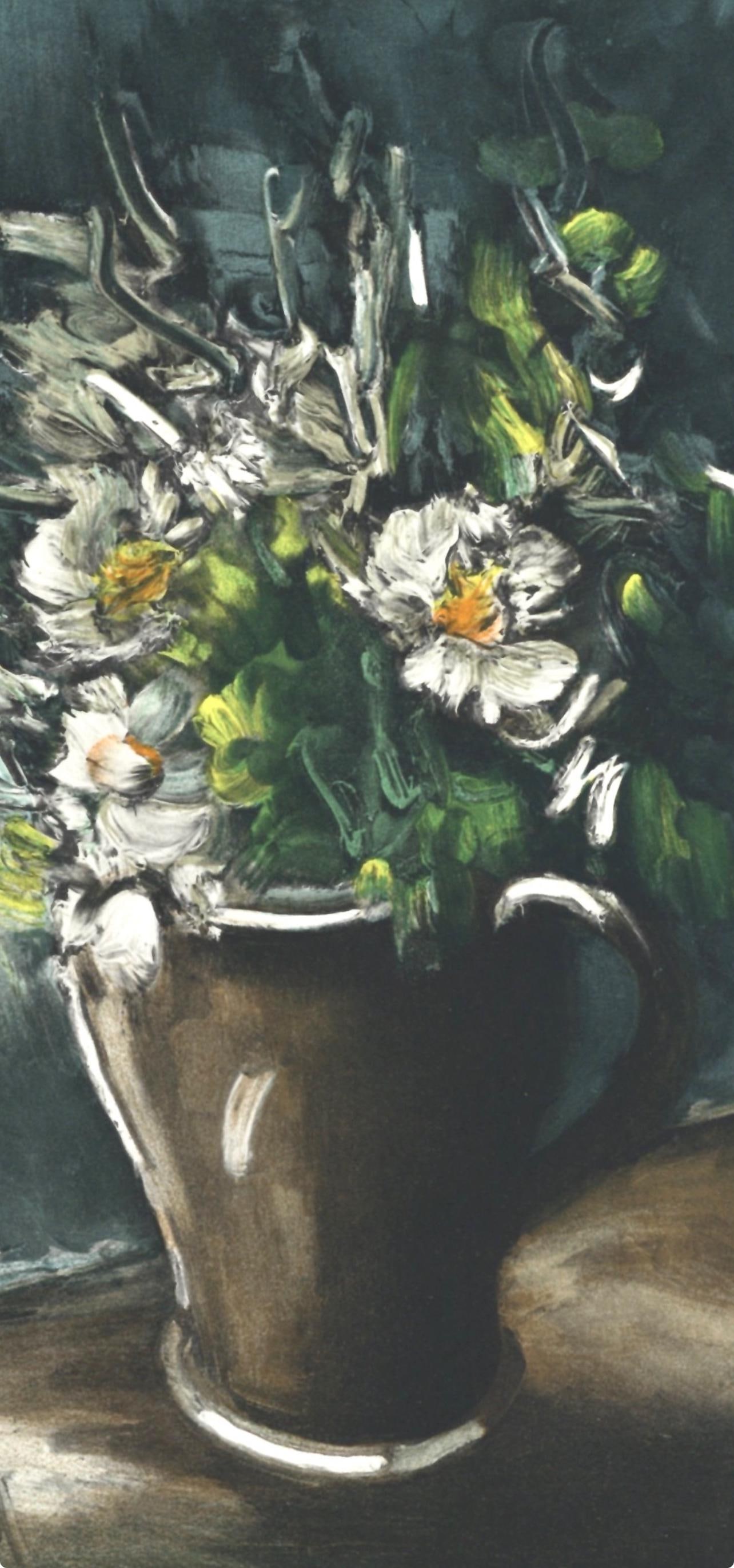 Lithograph - Maurice de Vlaminck - Les fleurs au pot de grs - Vlaminck - Signed - 2
