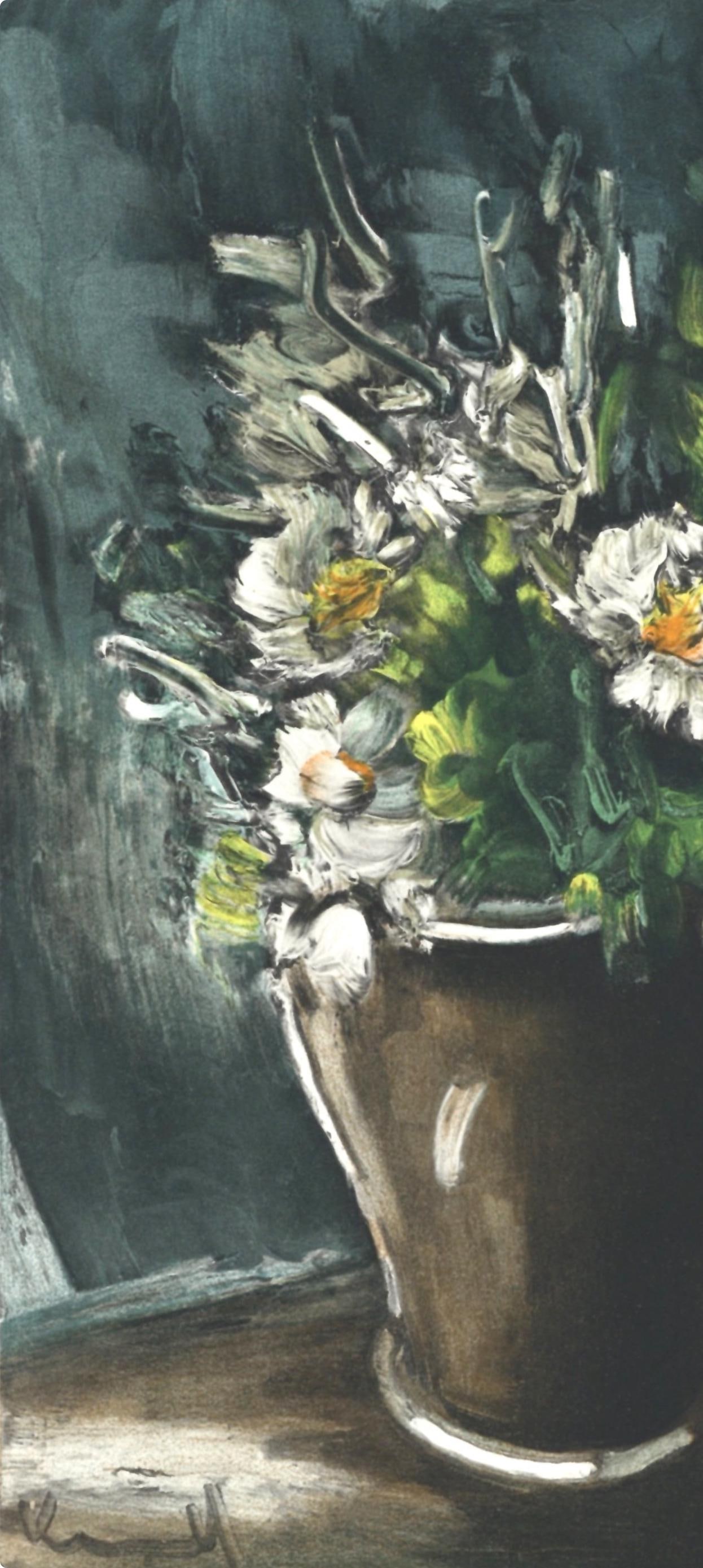 Lithograph - Maurice de Vlaminck - Les fleurs au pot de grs - Vlaminck - Signed - 3