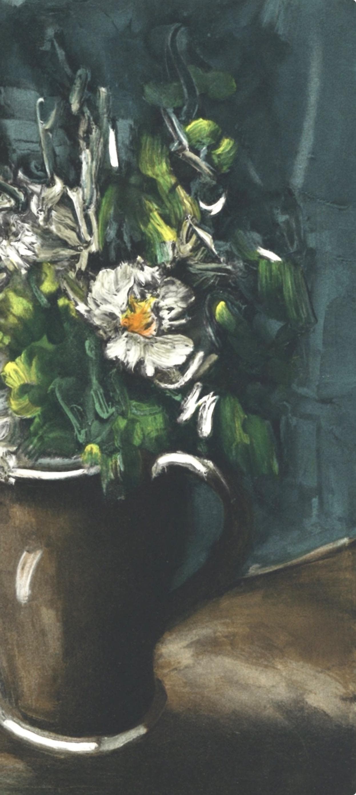 Lithograph - Maurice de Vlaminck - Les fleurs au pot de grs - Vlaminck - Signed - 4