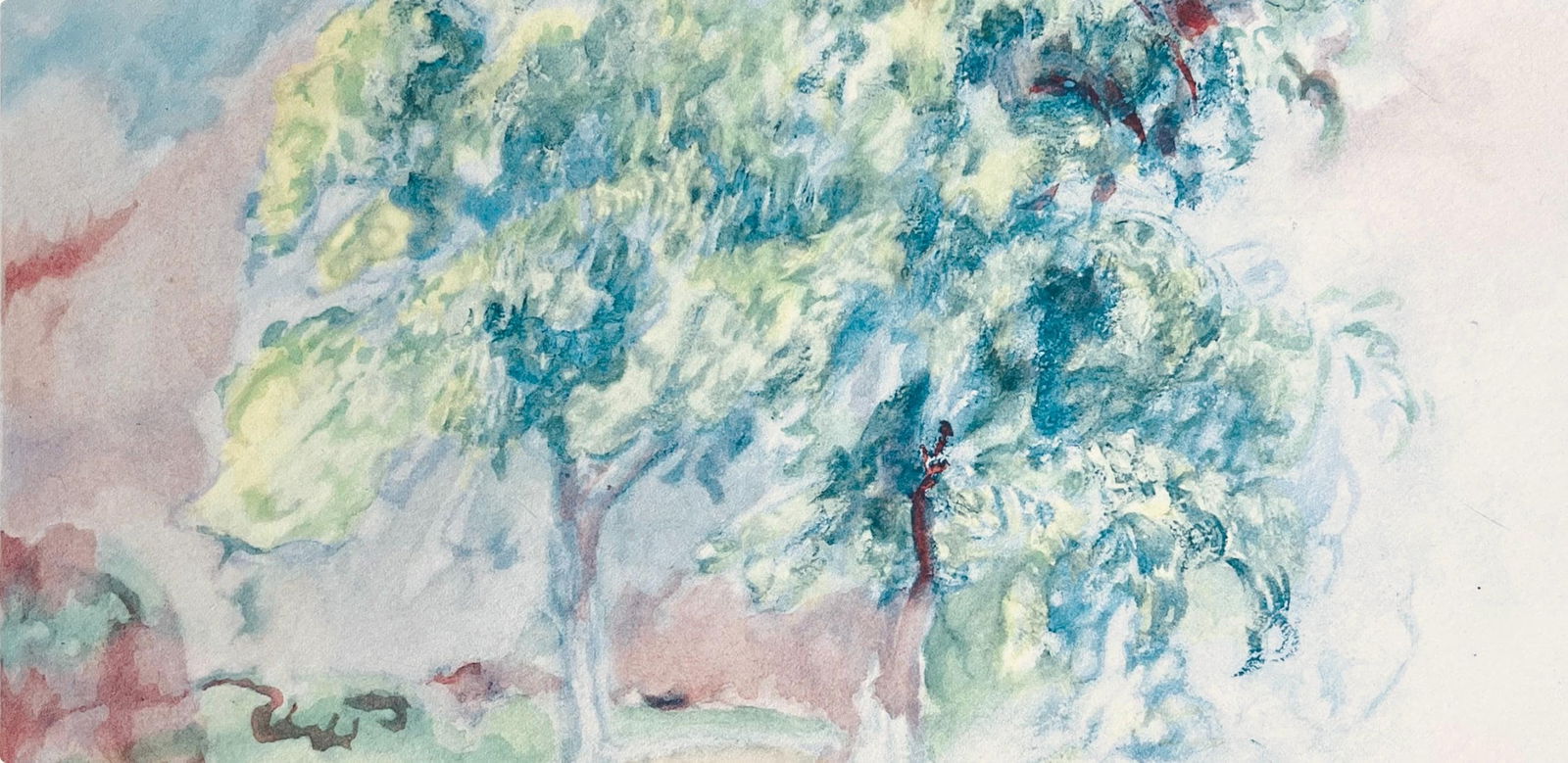 Lithograph - Pierre-Auguste Renoir - Composition - Seize Aquarelles et Sanguines de Renoir - 2