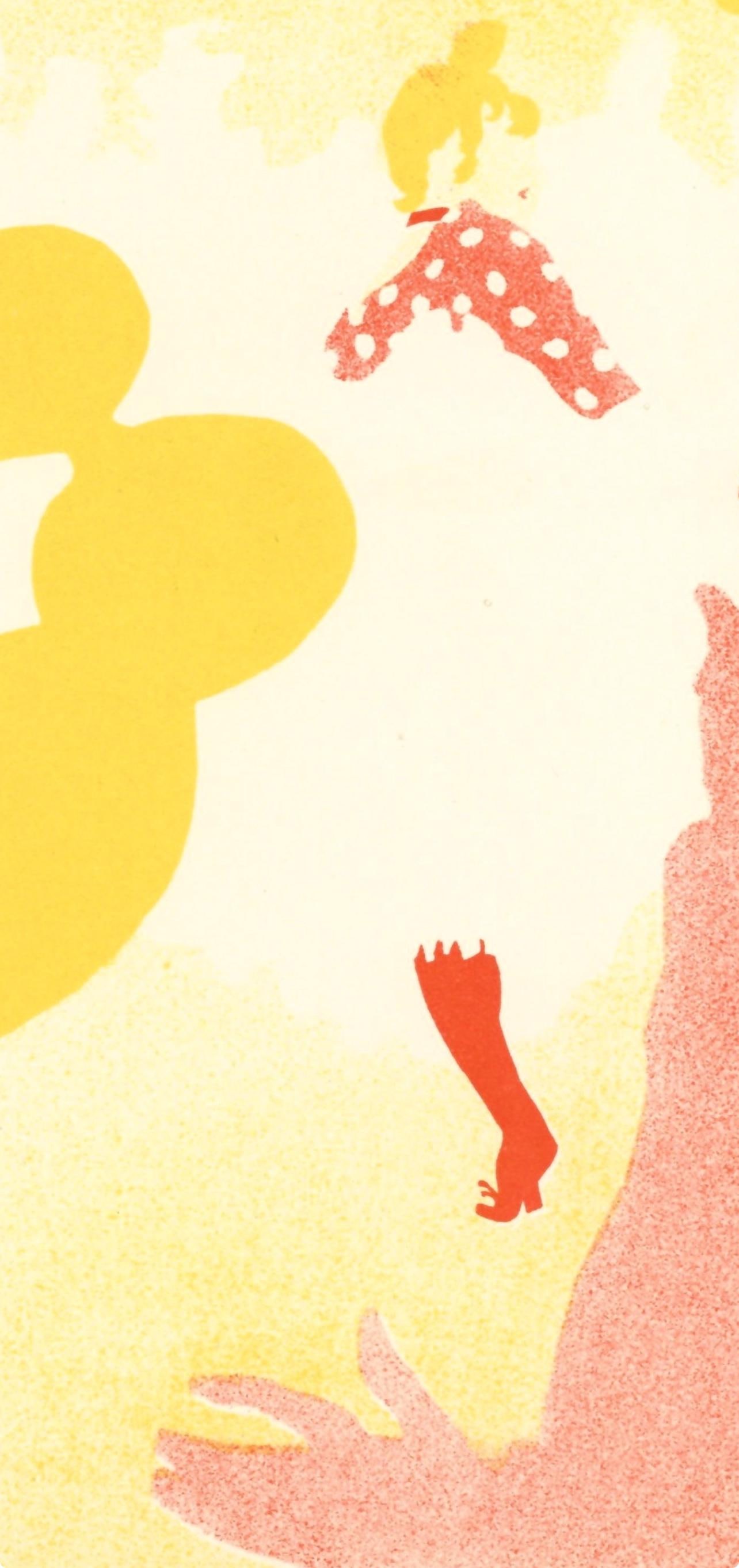 Lithograph - Henri de Toulouse-Lautrec - Moulin Rouge - La Goulue - dcomposition - Les Affiches De - 3