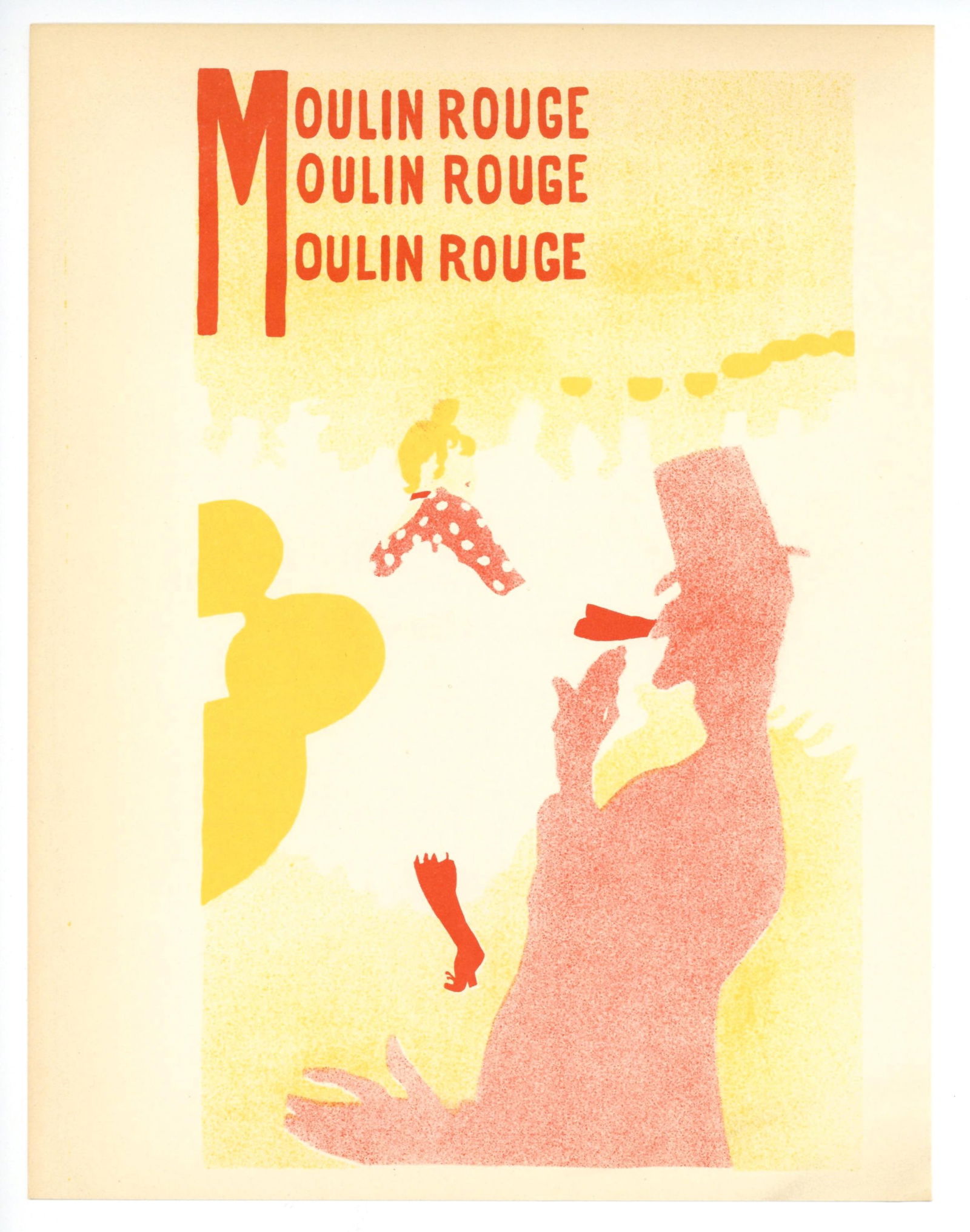 Lithograph - Henri de Toulouse-Lautrec - Moulin Rouge - La Goulue - dcomposition - Les Affiches De - 5