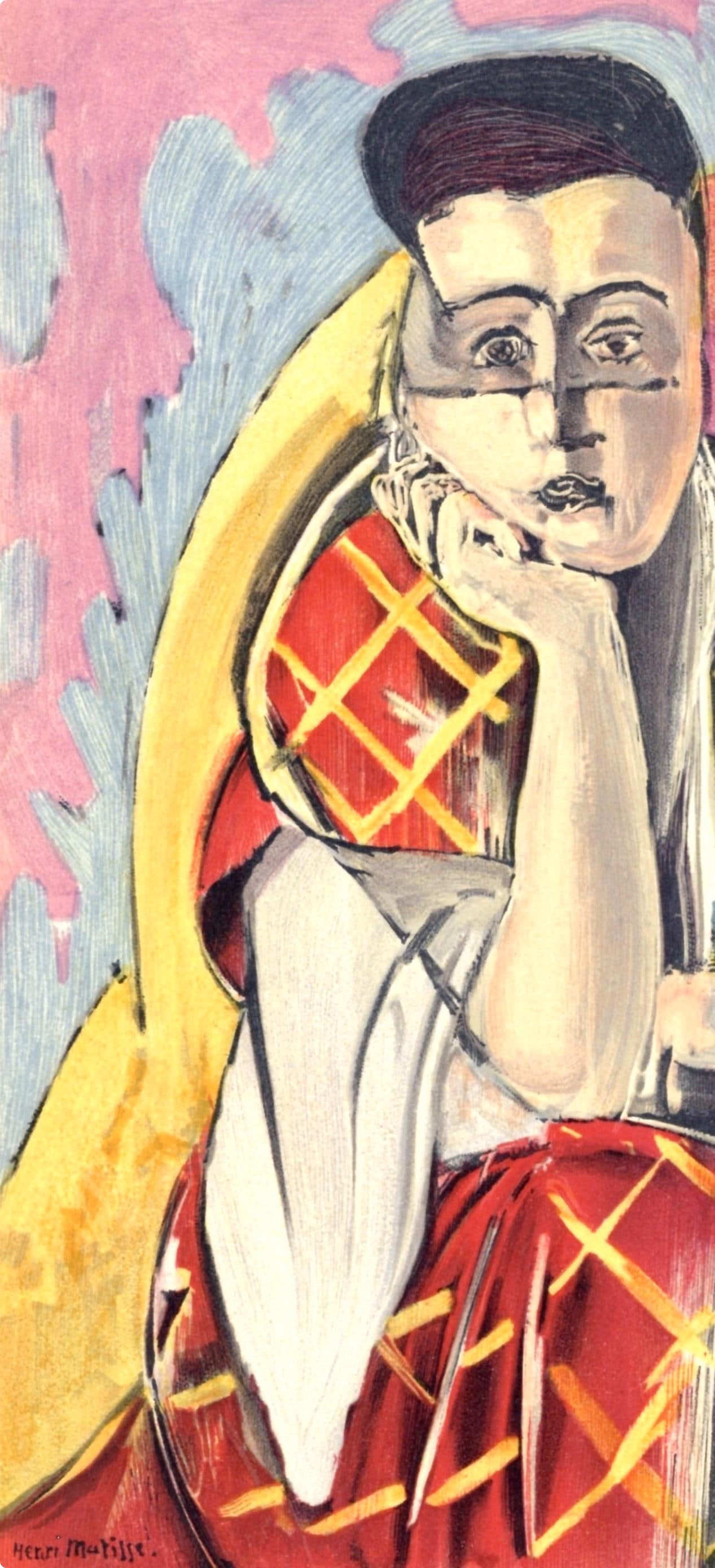 Lithograph - Henri Matisse - Mademoiselle H.D. - Portraits par Henri Matisse - 3