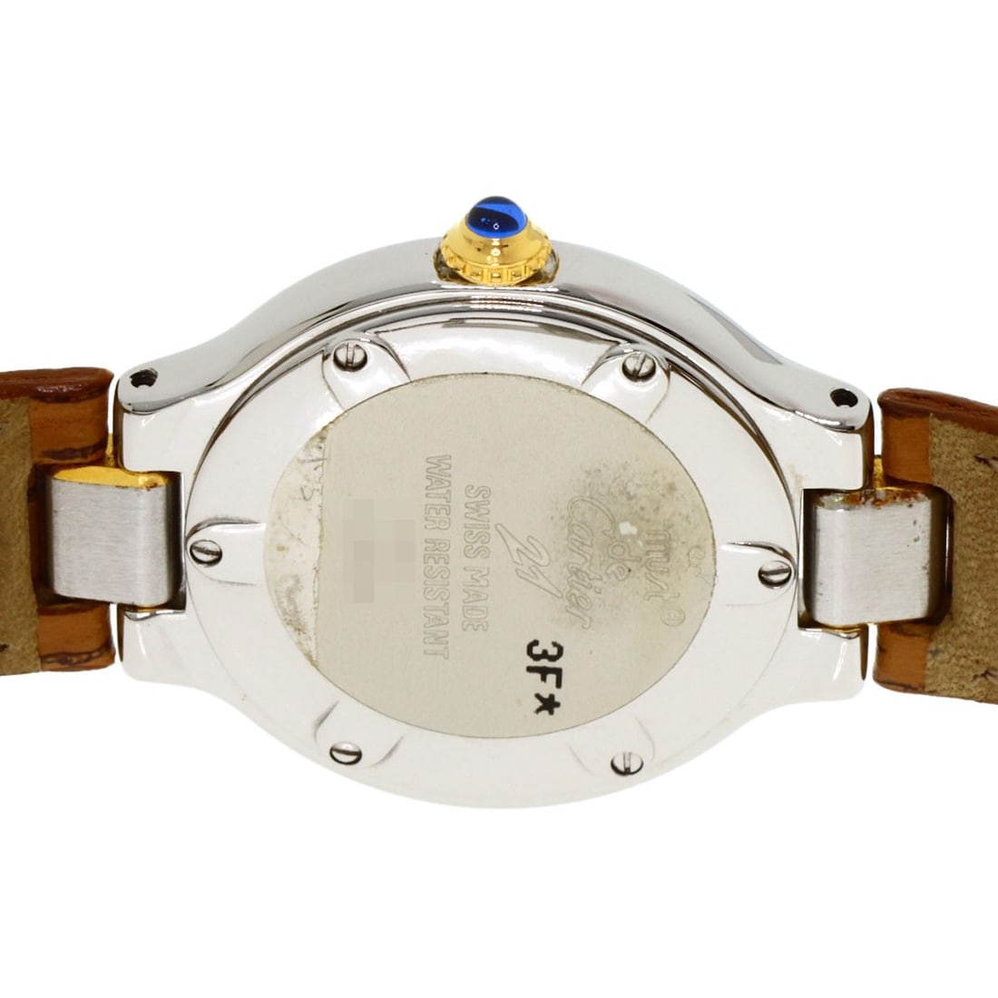 Leather CARTIER Must21 Watches Stainless Steel/ - 7