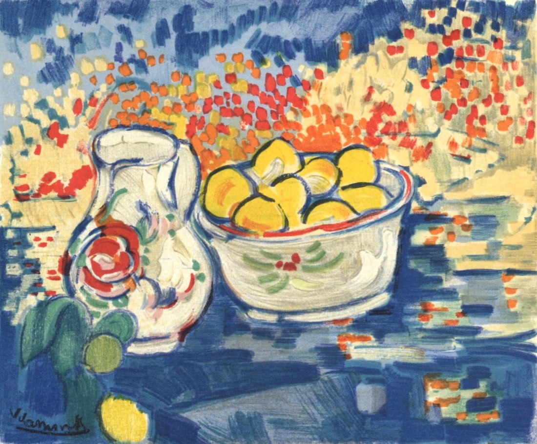 Lithograph - Maurice de Vlaminck - Nature morte aux pommes - Vlaminck - Signed: Lithograph - Maurice de Vlaminck - Nature morte aux pommes - Vlaminck - Signed This listing features Lithograph - Maurice de Vlaminck - Nature morte aux pommes - Vlaminck - Signed. Item specifics are