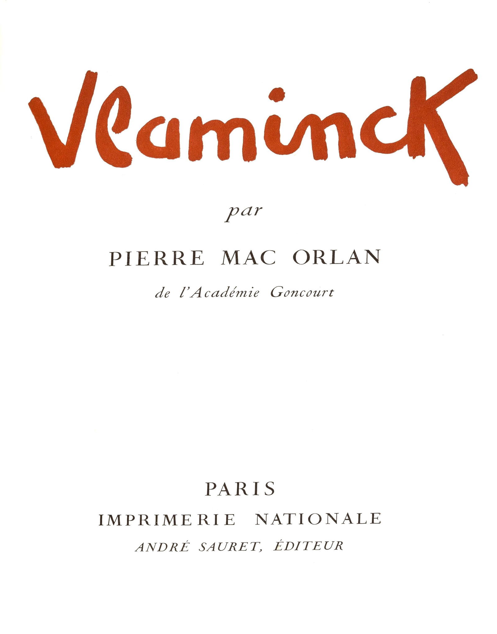 Lithograph - Maurice de Vlaminck - Nature morte aux pommes - Vlaminck - Signed - 6