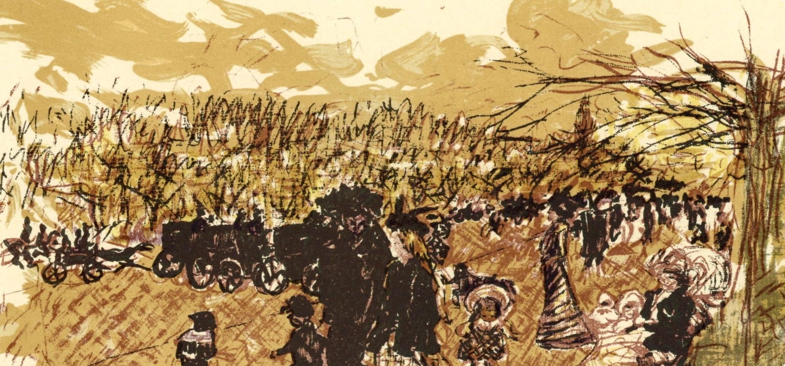 Lithograph - Pierre Bonnard - Avenue du Bois - Bonnard Lithographe - 3