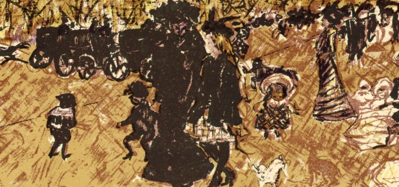 Lithograph - Pierre Bonnard - Avenue du Bois - Bonnard Lithographe - 4