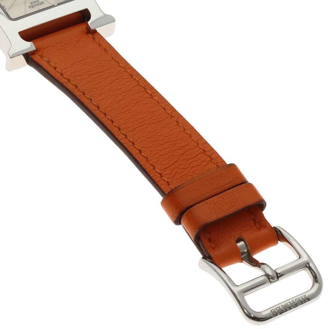 Leather HERMES H watch Deburuturu Watches HH1.210 Stainless Steel/ - 11