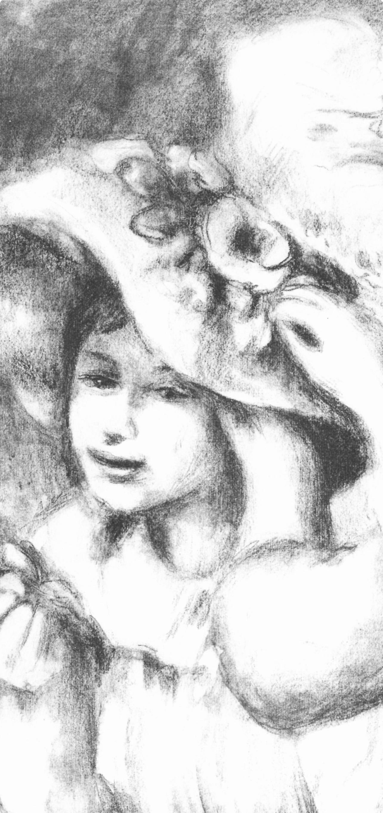 Lithograph - Pierre-Auguste Renoir - Le chapeau pingl - tat du noir - Les Lithographies de Renoir - 2