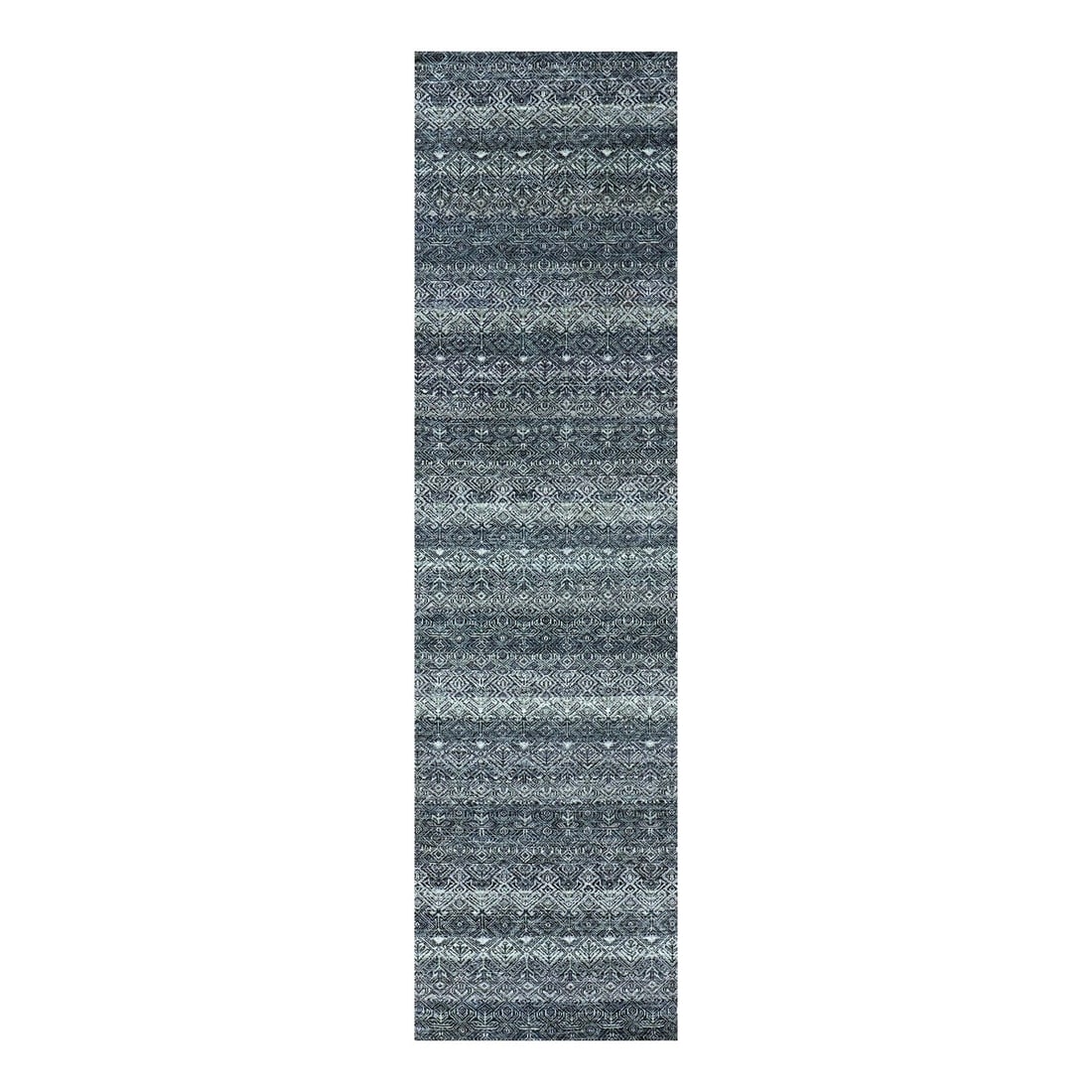 Rug 2'7"x10'1" Hale Navy Gray Kohinoor Herrita Wool Hand Knotted Runner: Rug 2'7"x10'1" Hale Navy Gray Kohinoor Herrita Wool Hand Knotted Runner This listing features Rug 2'7"x10'1" Hale Navy Gray Kohinoor Herrita Wool Hand Knotted Runner. Item specifics are provided