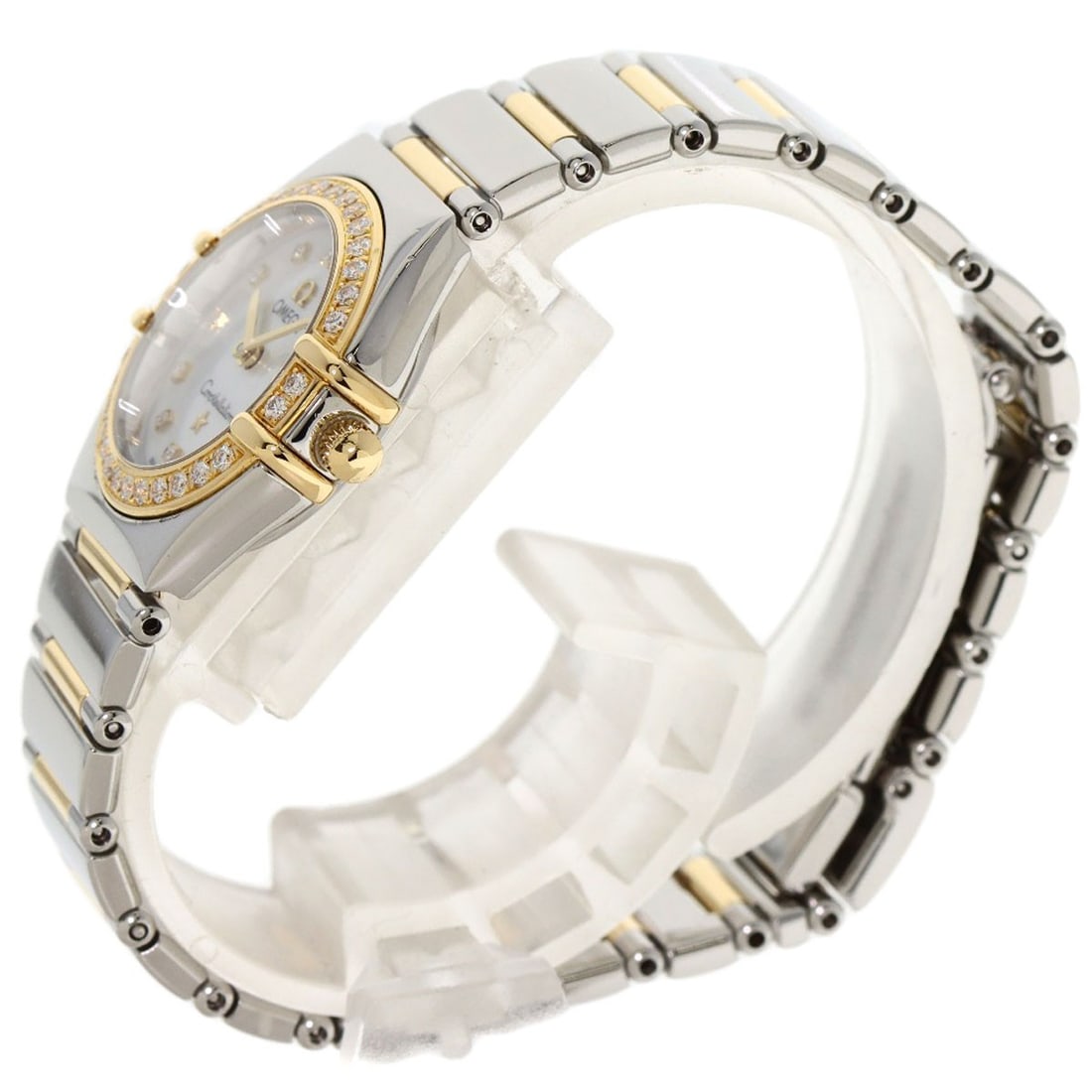 Stainless OMEGA Constellation Mini Bezel Diamond Watches 1376.75 - 2