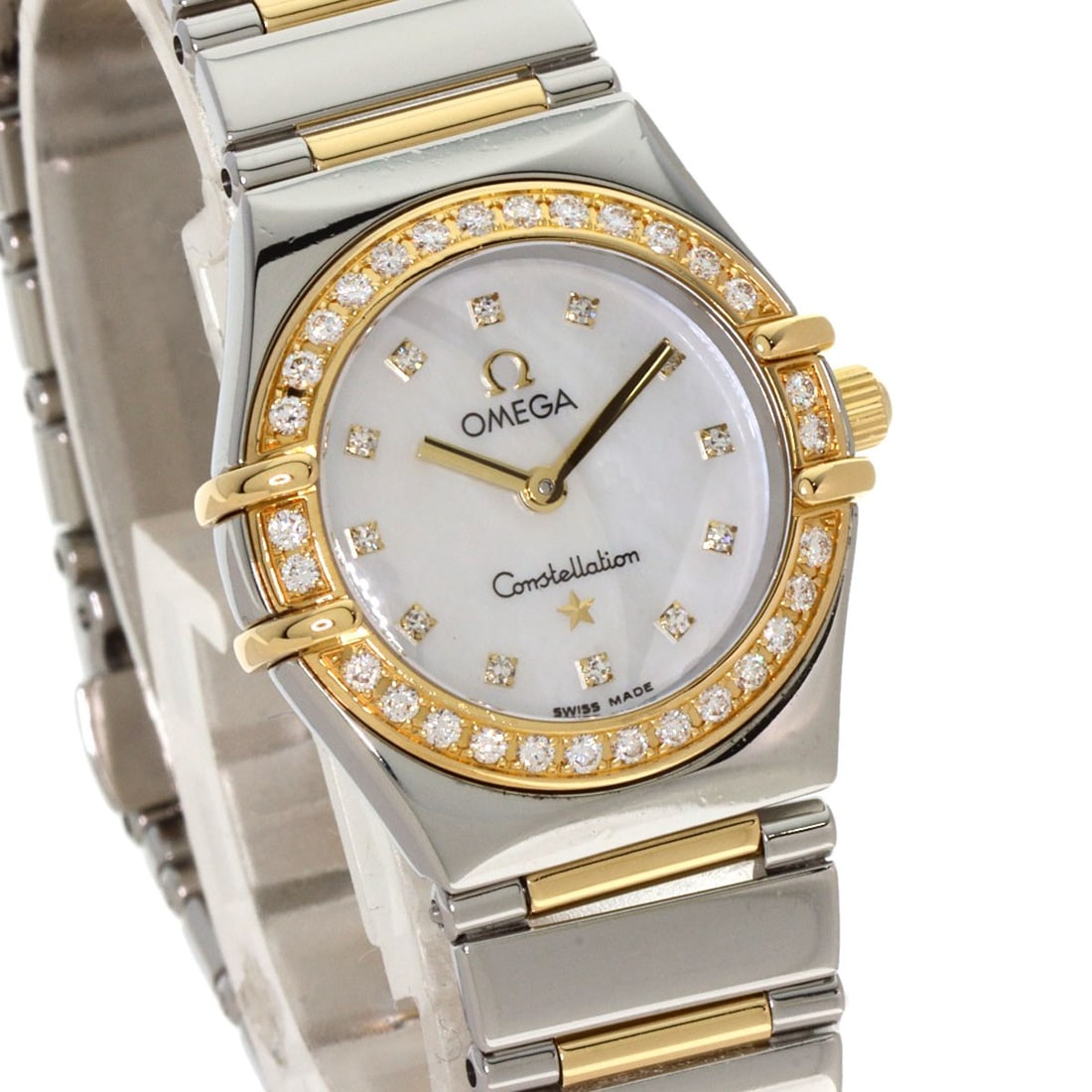 Stainless OMEGA Constellation Mini Bezel Diamond Watches 1376.75 - 4
