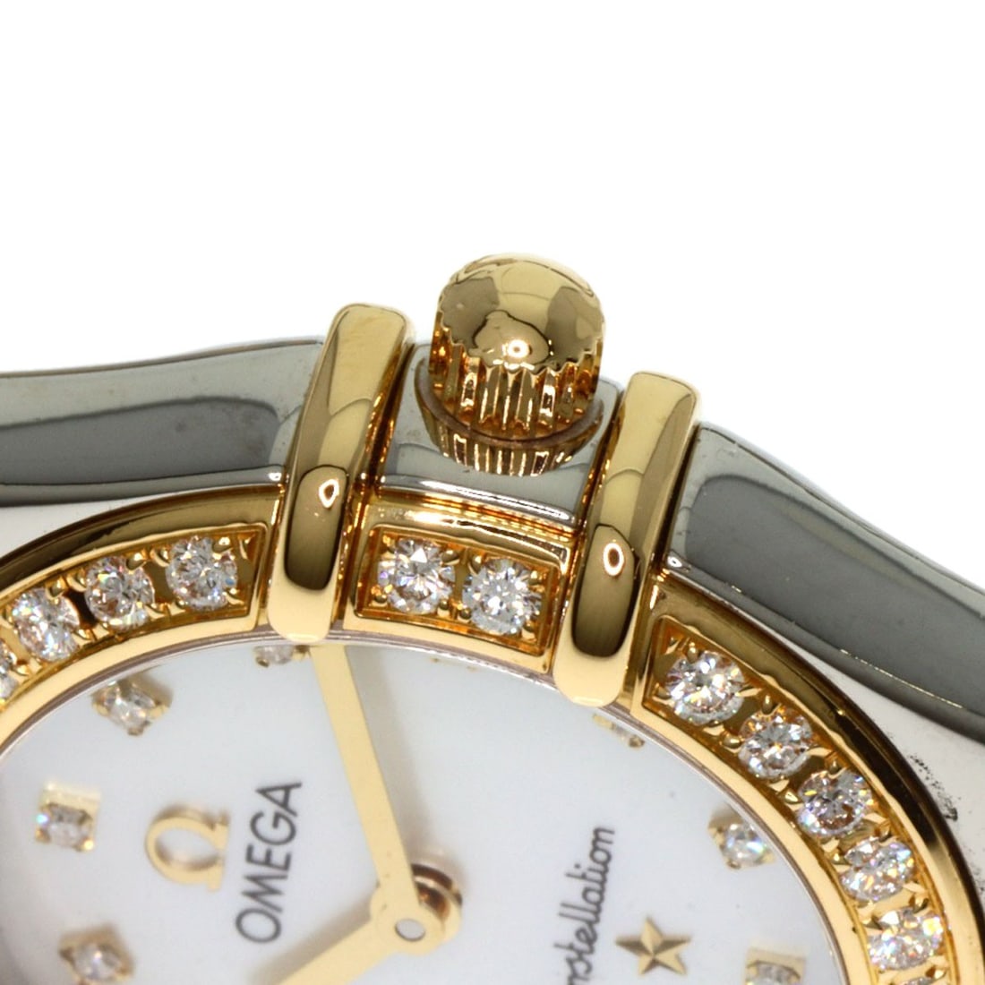 Stainless OMEGA Constellation Mini Bezel Diamond Watches 1376.75 - 9