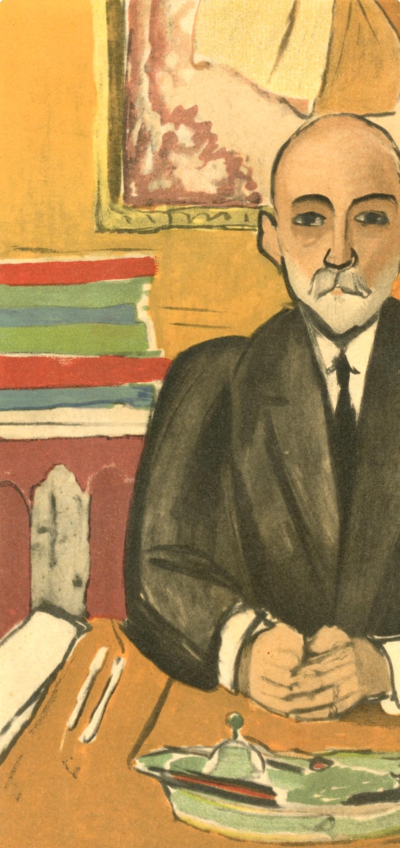 Lithograph - Henri Matisse - Auguste Pellerin - Portraits par Henri Matisse - 3