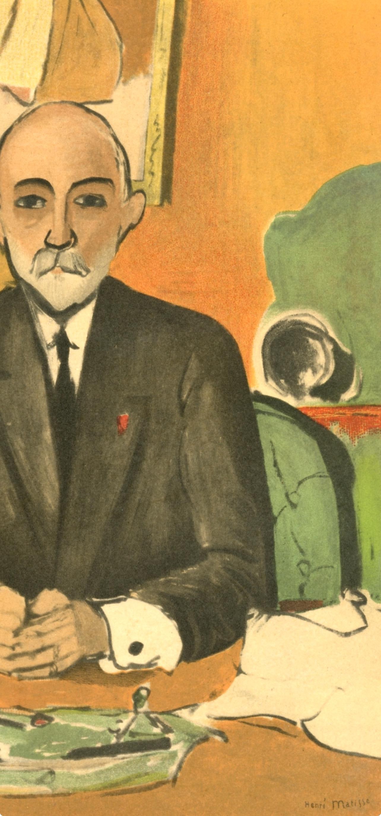 Lithograph - Henri Matisse - Auguste Pellerin - Portraits par Henri Matisse - 4