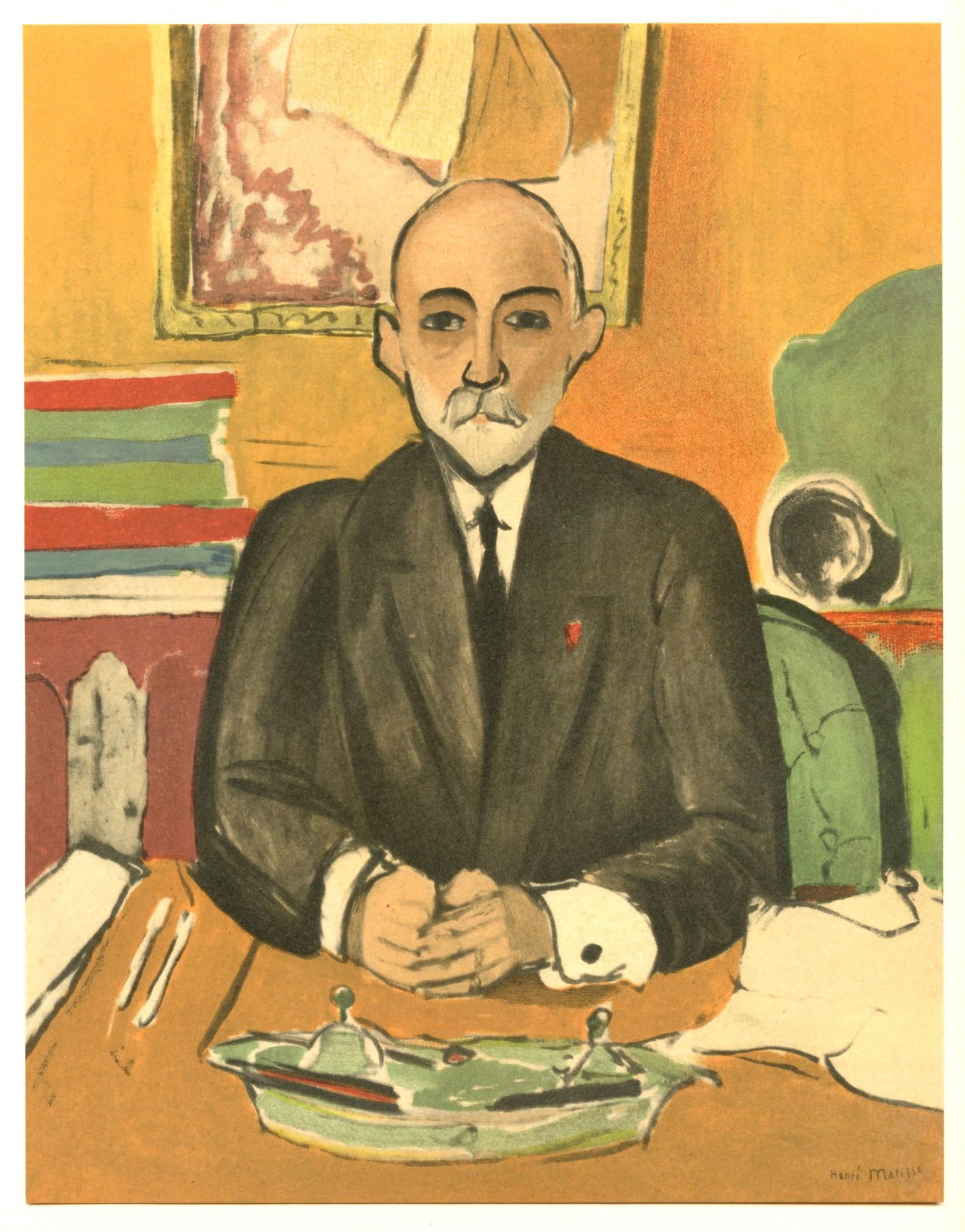 Lithograph - Henri Matisse - Auguste Pellerin - Portraits par Henri Matisse - 5