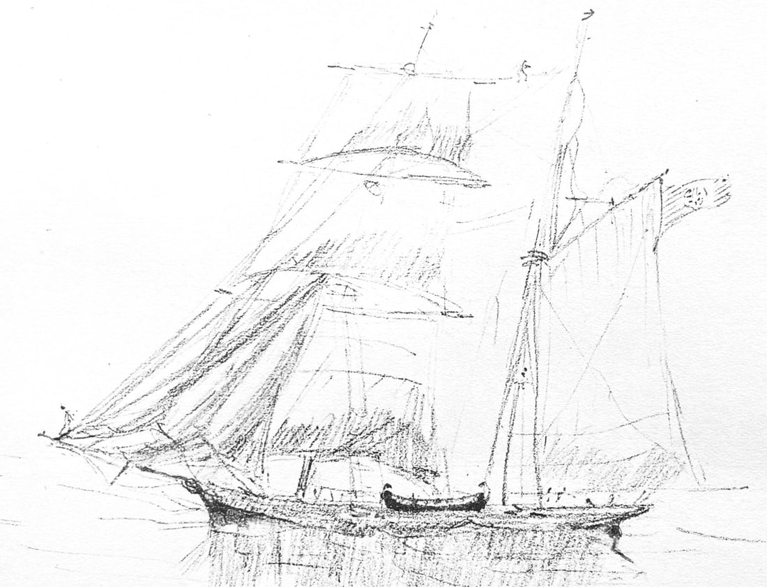 Lithograph - Henri de Toulouse-Lautrec - Composition - Toulouse-Lautrec - Album De Marine - 2