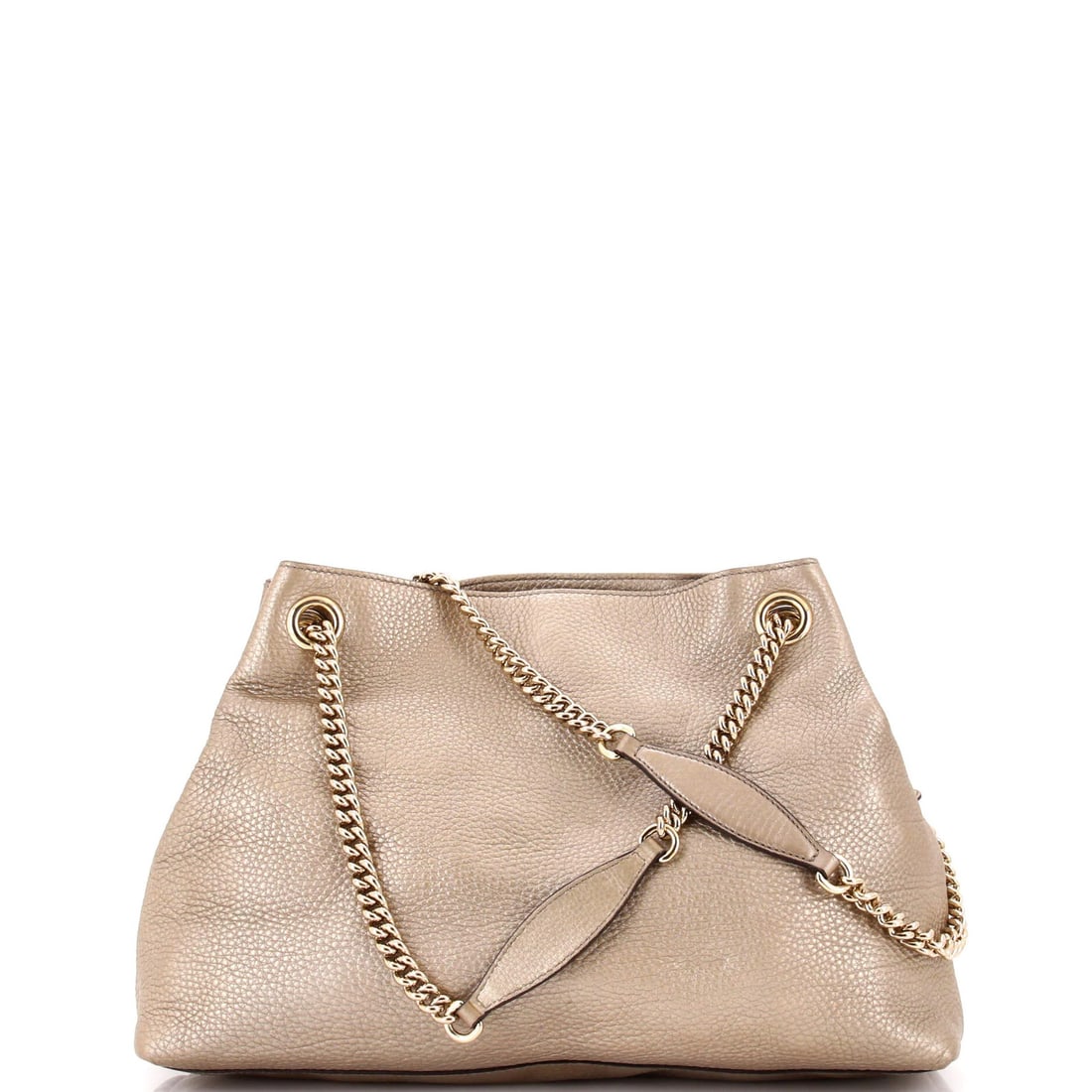 Medium Gucci Soho Chain Strap Shoulder Bag Leather - 3