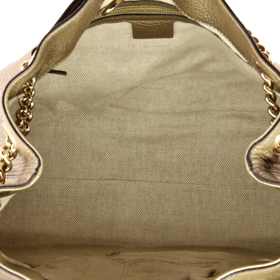 Medium Gucci Soho Chain Strap Shoulder Bag Leather - 5