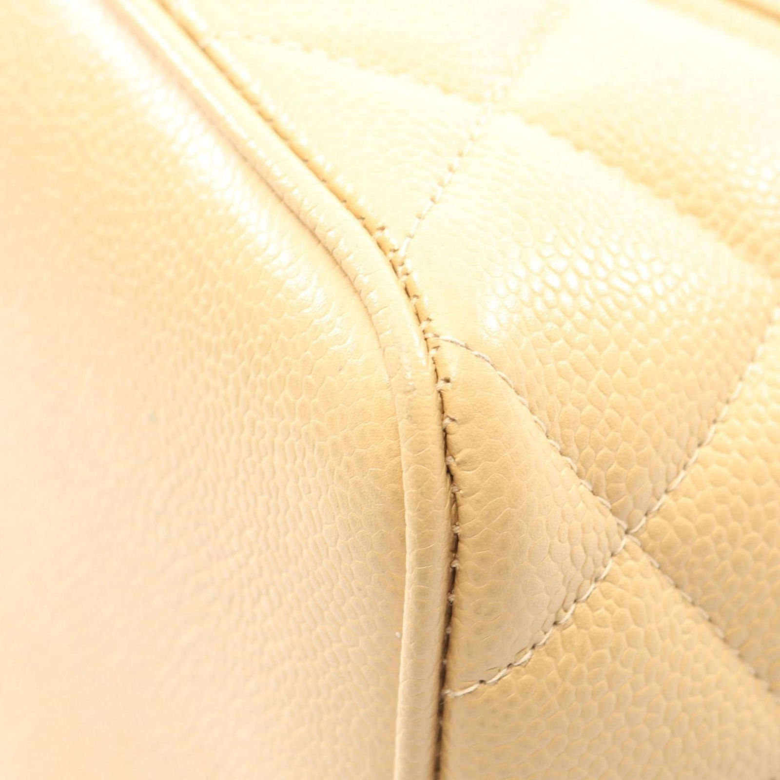 Leather Chanel Tote Bag - 7