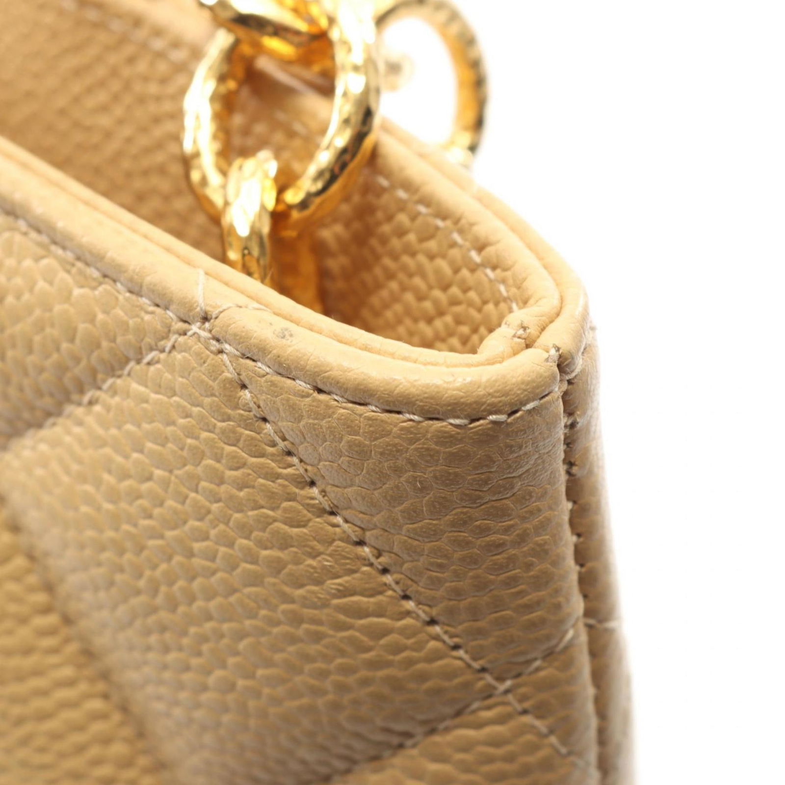 Leather Chanel Tote Bag - 8