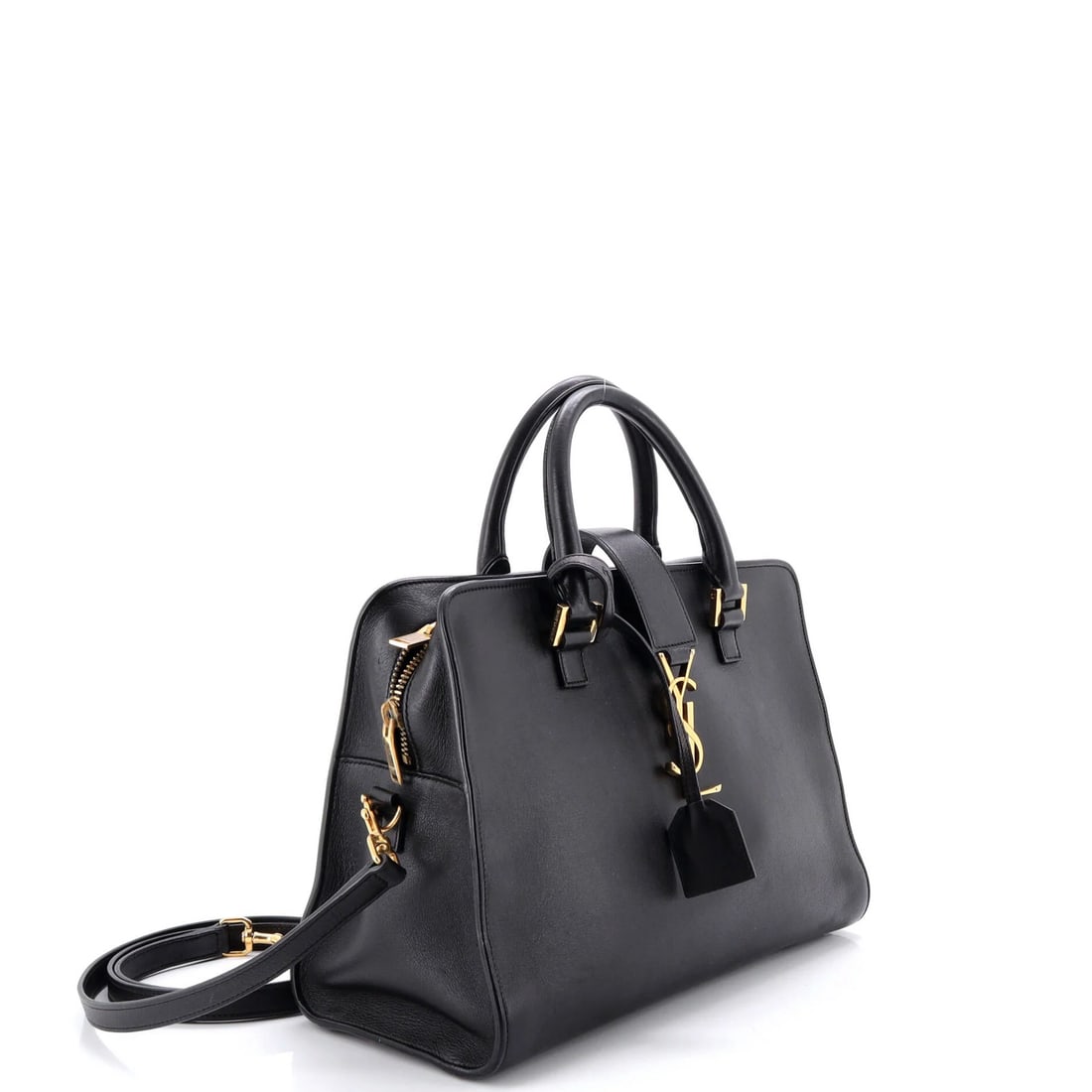 Small Saint Laurent Monogram Cabas Leather - 2