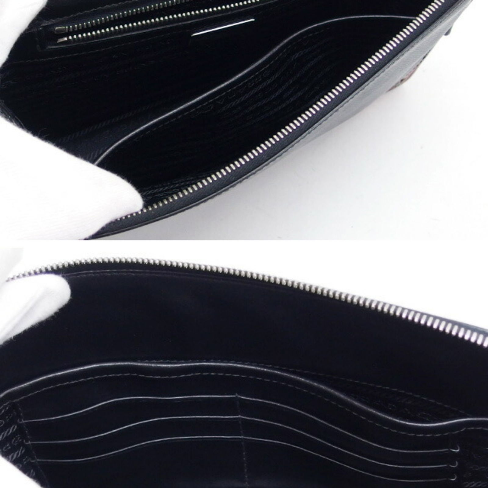 Leather Prada Clutch Bag - 5