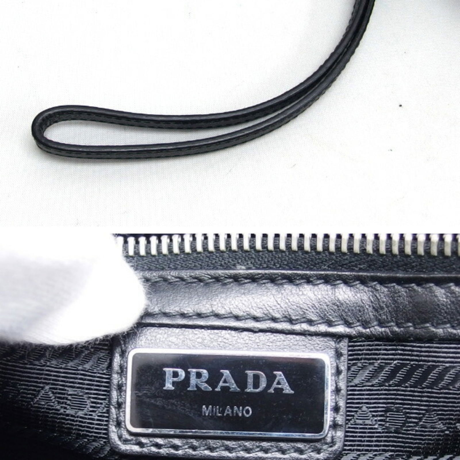 Leather Prada Clutch Bag - 6