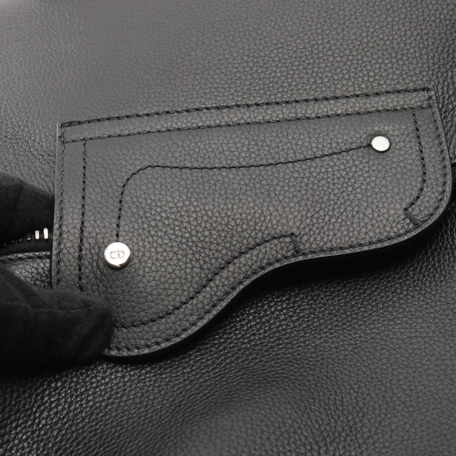 Leather Christian Dior Boston Bag - 6