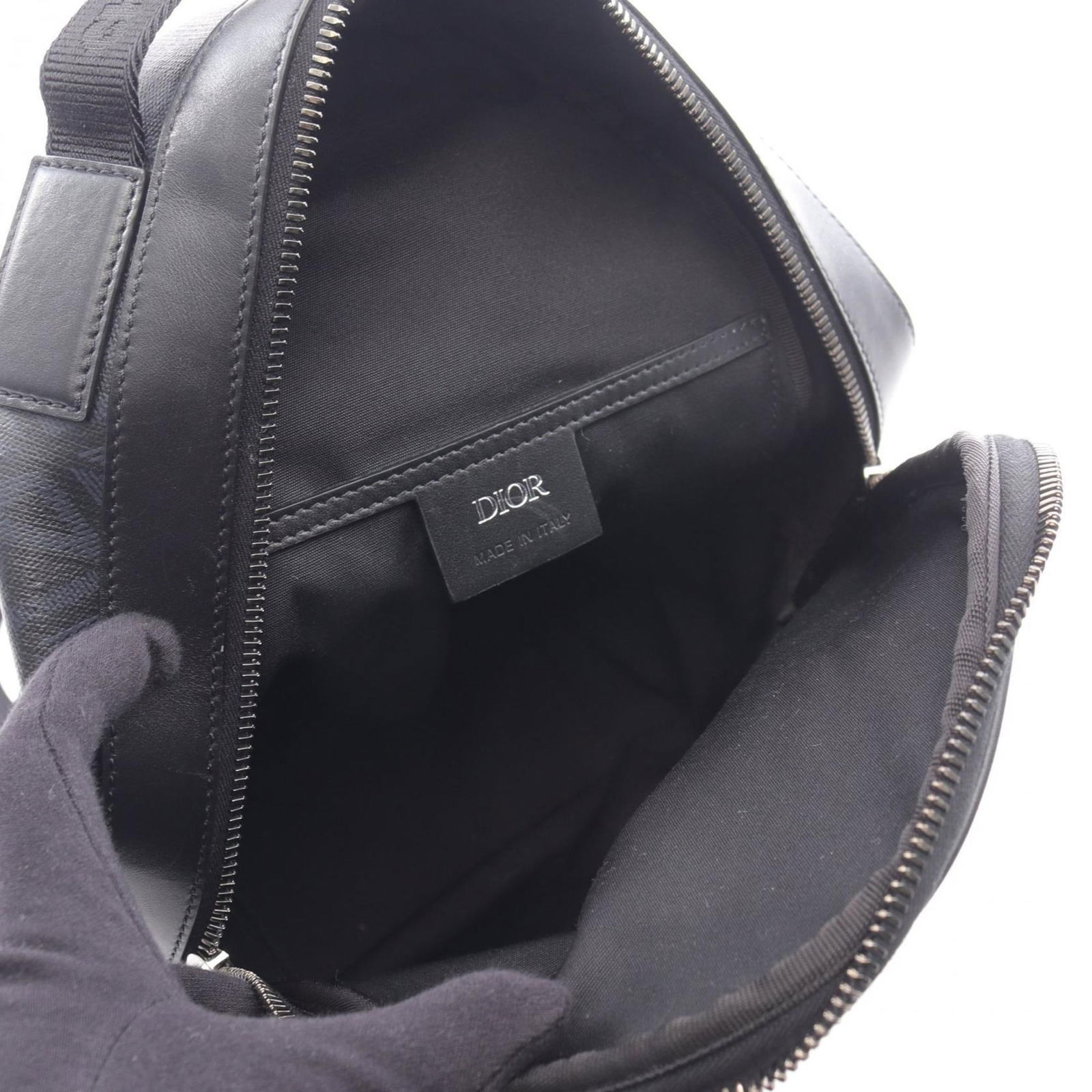 Leather - Christian Dior Fanny Pack Coated Canvas - 3