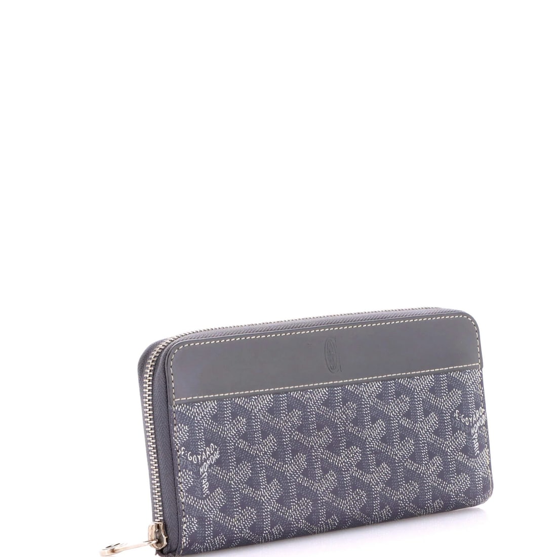 Leather Goyard Matignon Zip Wallet Coated Canvas with - 2