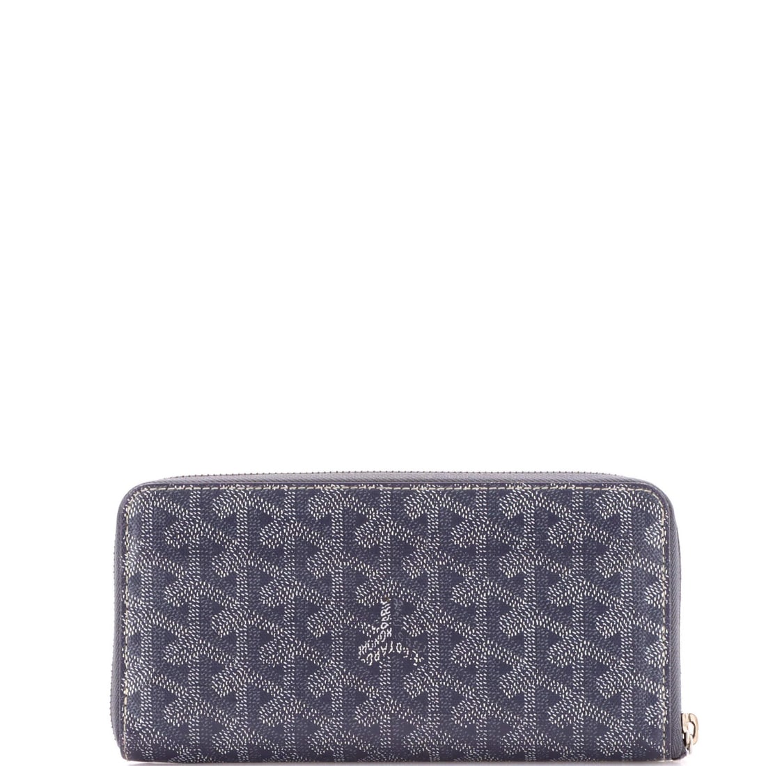 Leather Goyard Matignon Zip Wallet Coated Canvas with - 3