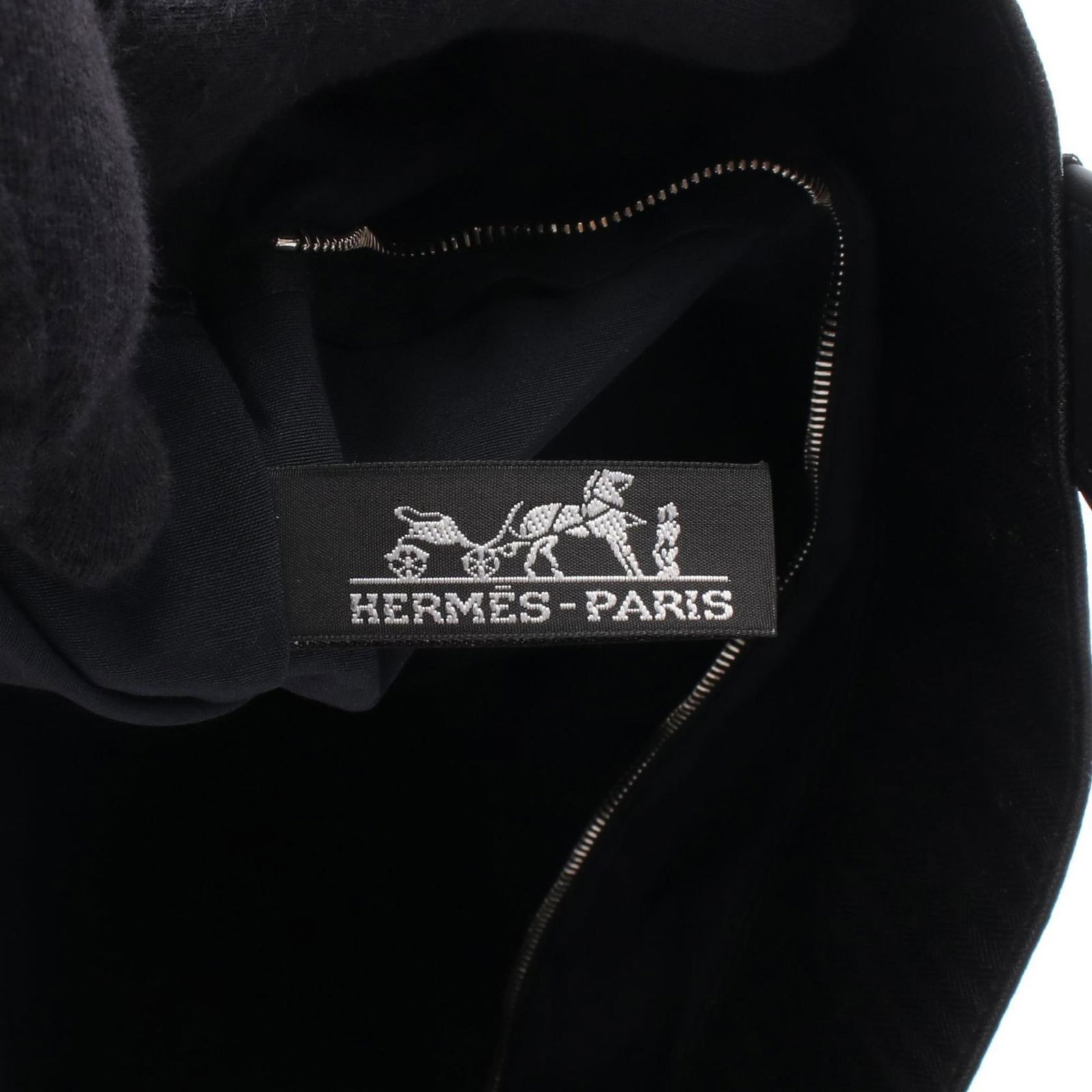 Leather - Hermes Tote Bag Toile Chevron - 4