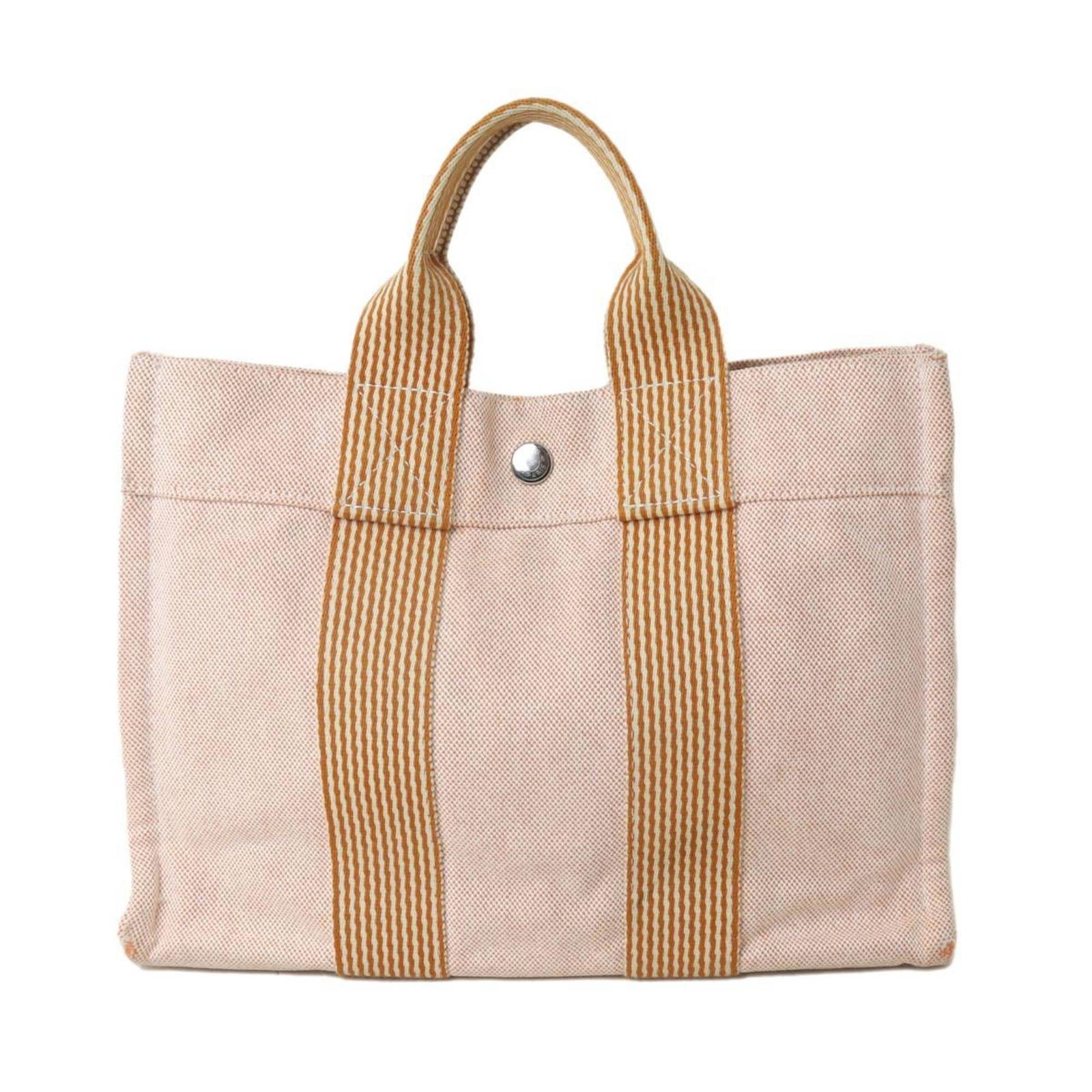 Cotton Hermes Handbag - 3