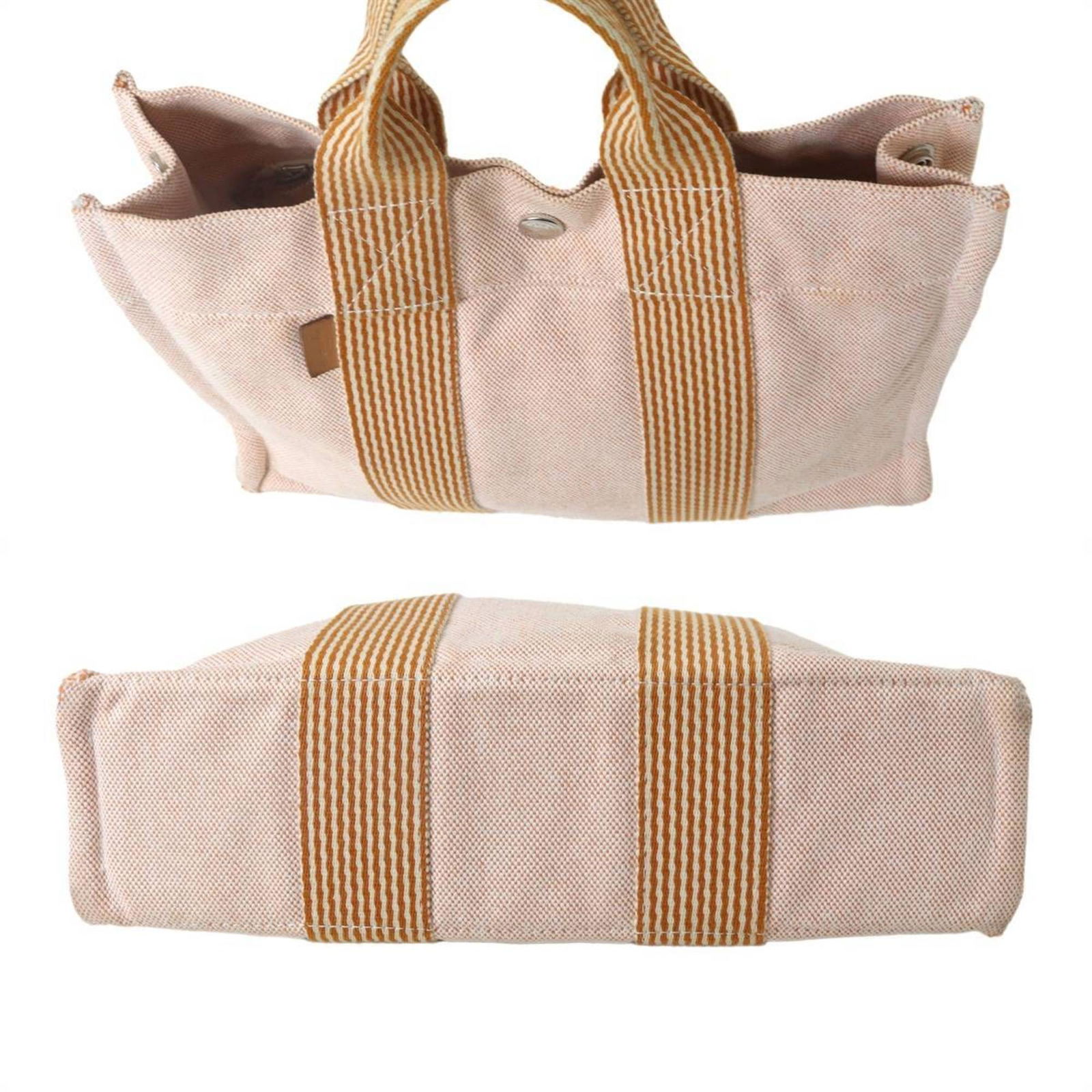 Cotton Hermes Handbag - 5