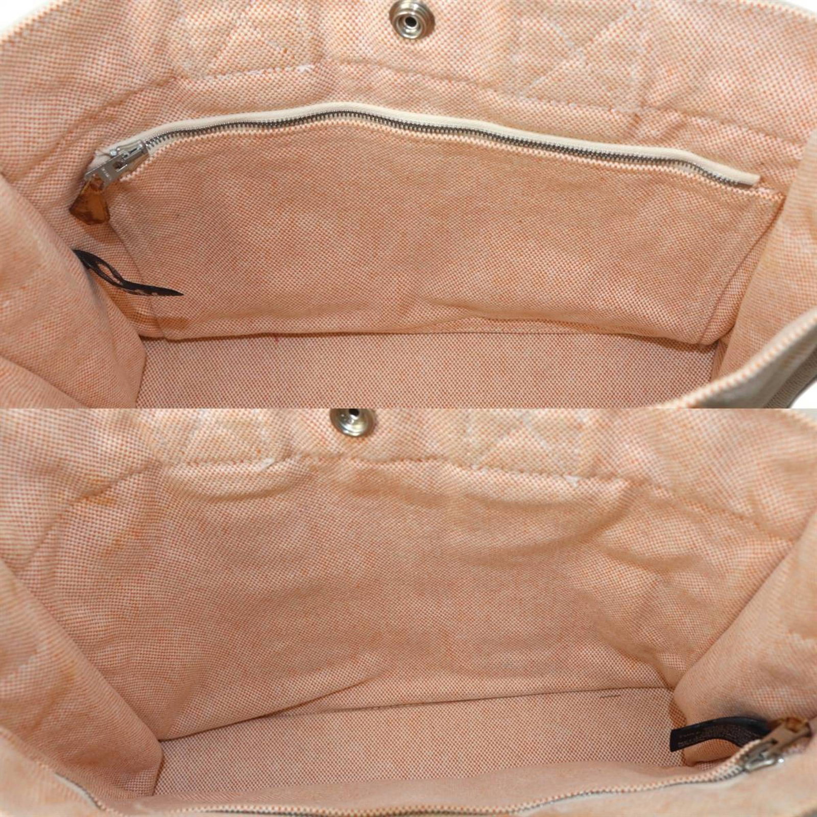 Cotton Hermes Handbag - 9