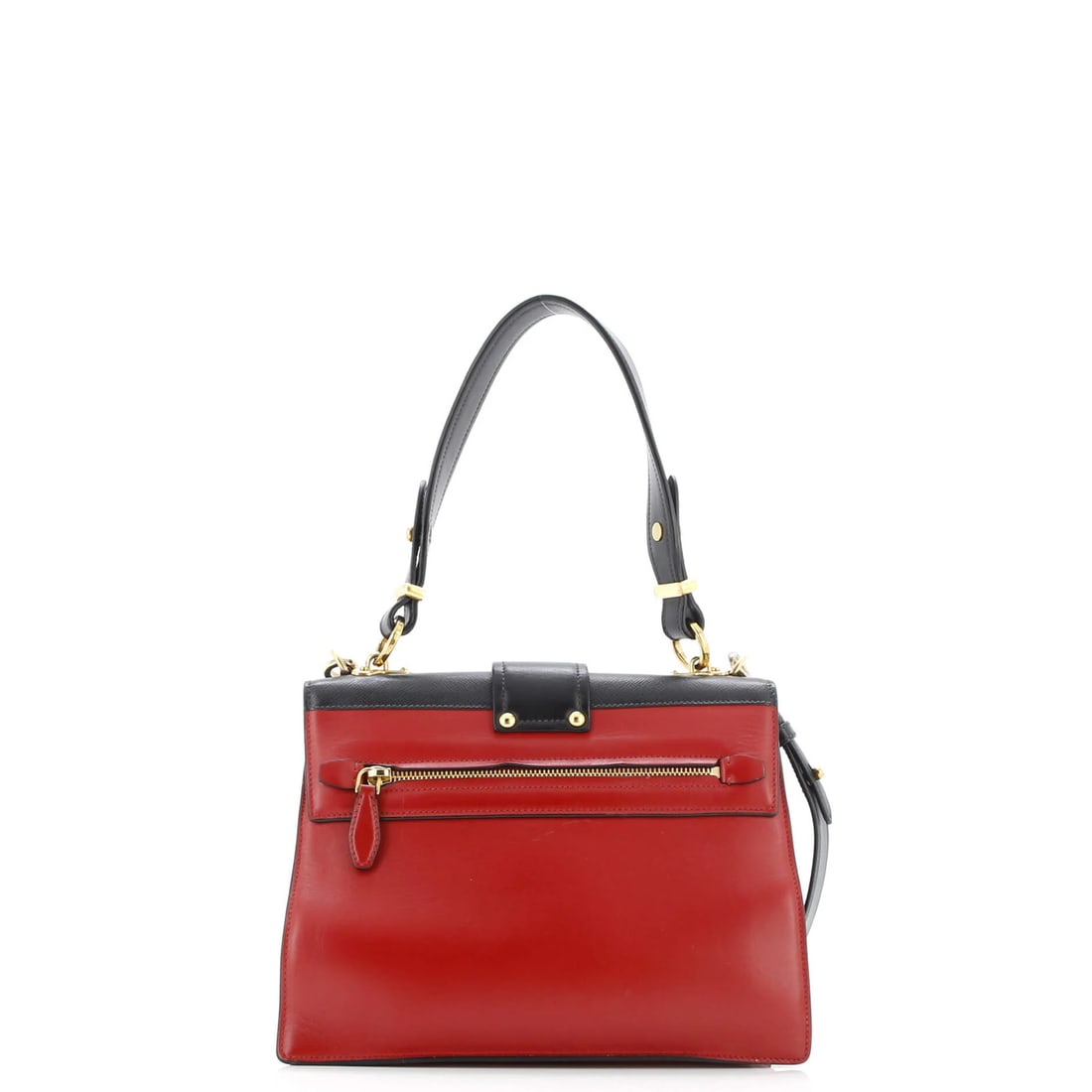 Medium Prada Cahier Convertible Shoulder Bag City Calf and Saffiano - 3