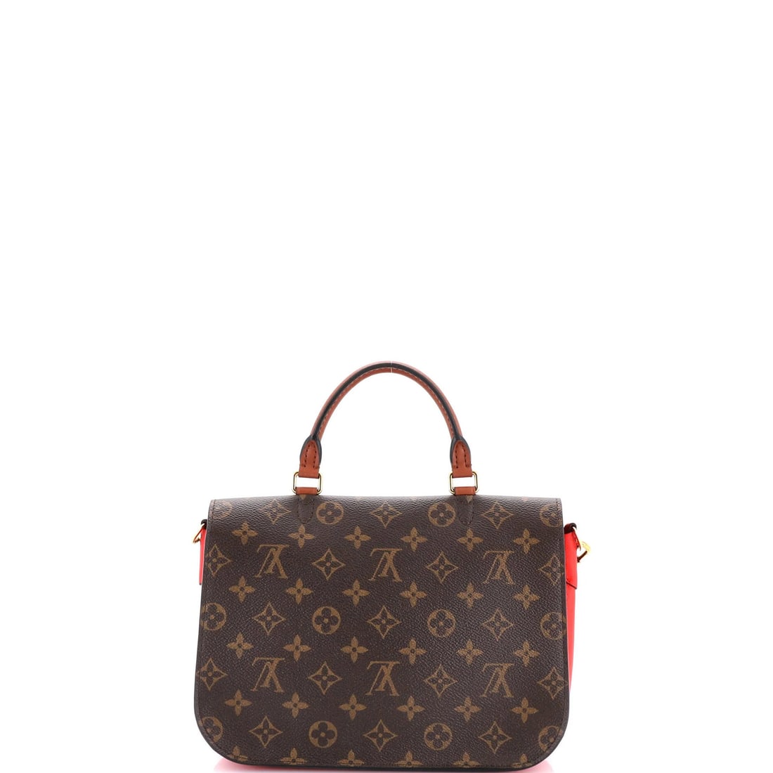 Leather Louis Vuitton Vaugirard Handbag Monogram Canvas with - 3