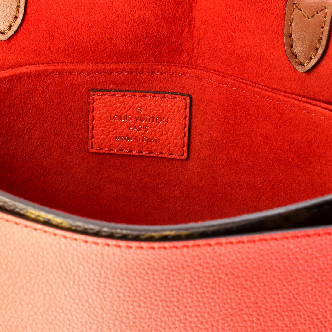 Leather Louis Vuitton Vaugirard Handbag Monogram Canvas with - 6